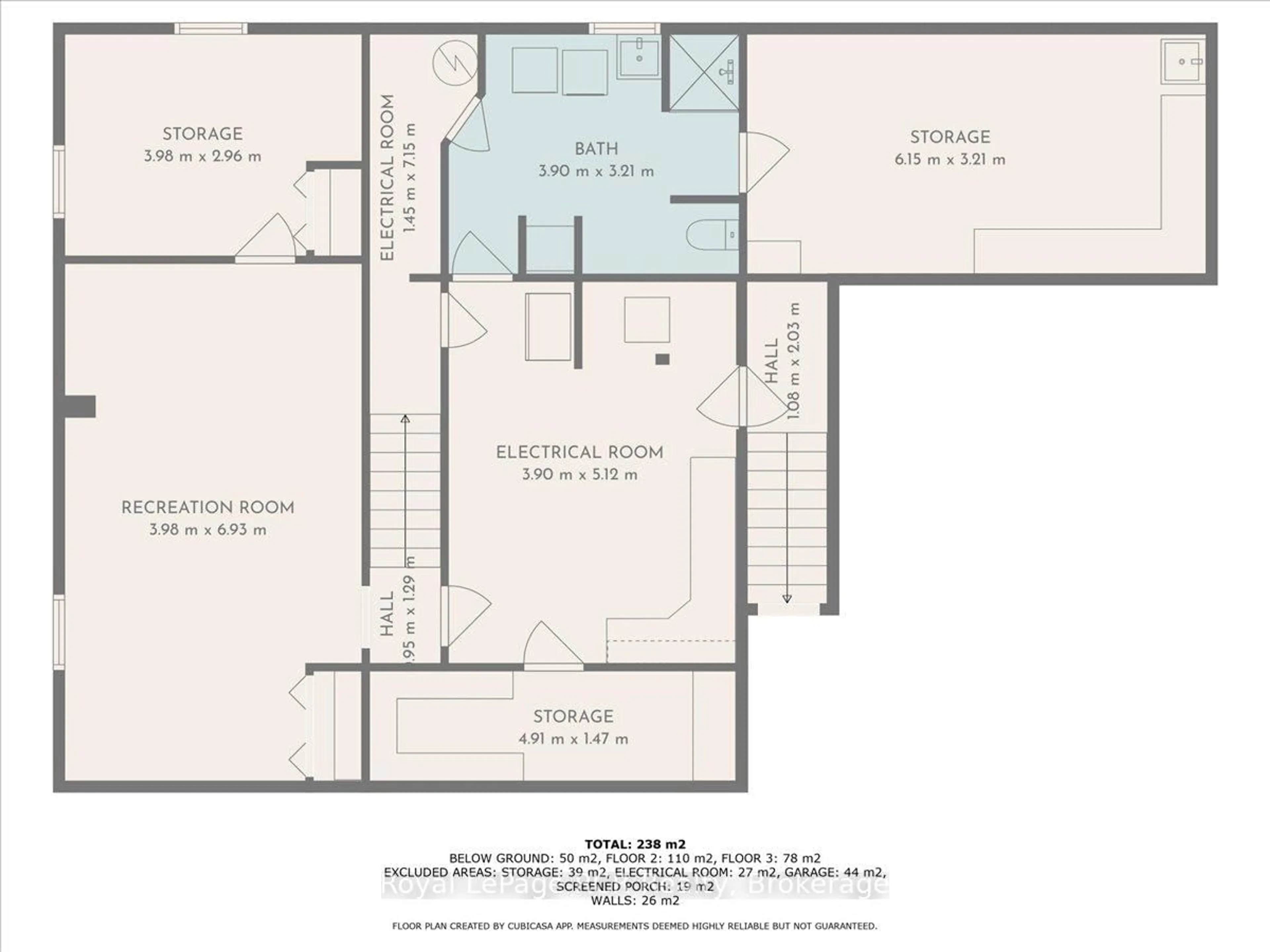 Floor plan for 295 2nd St, Hanover Ontario N4N 1A4