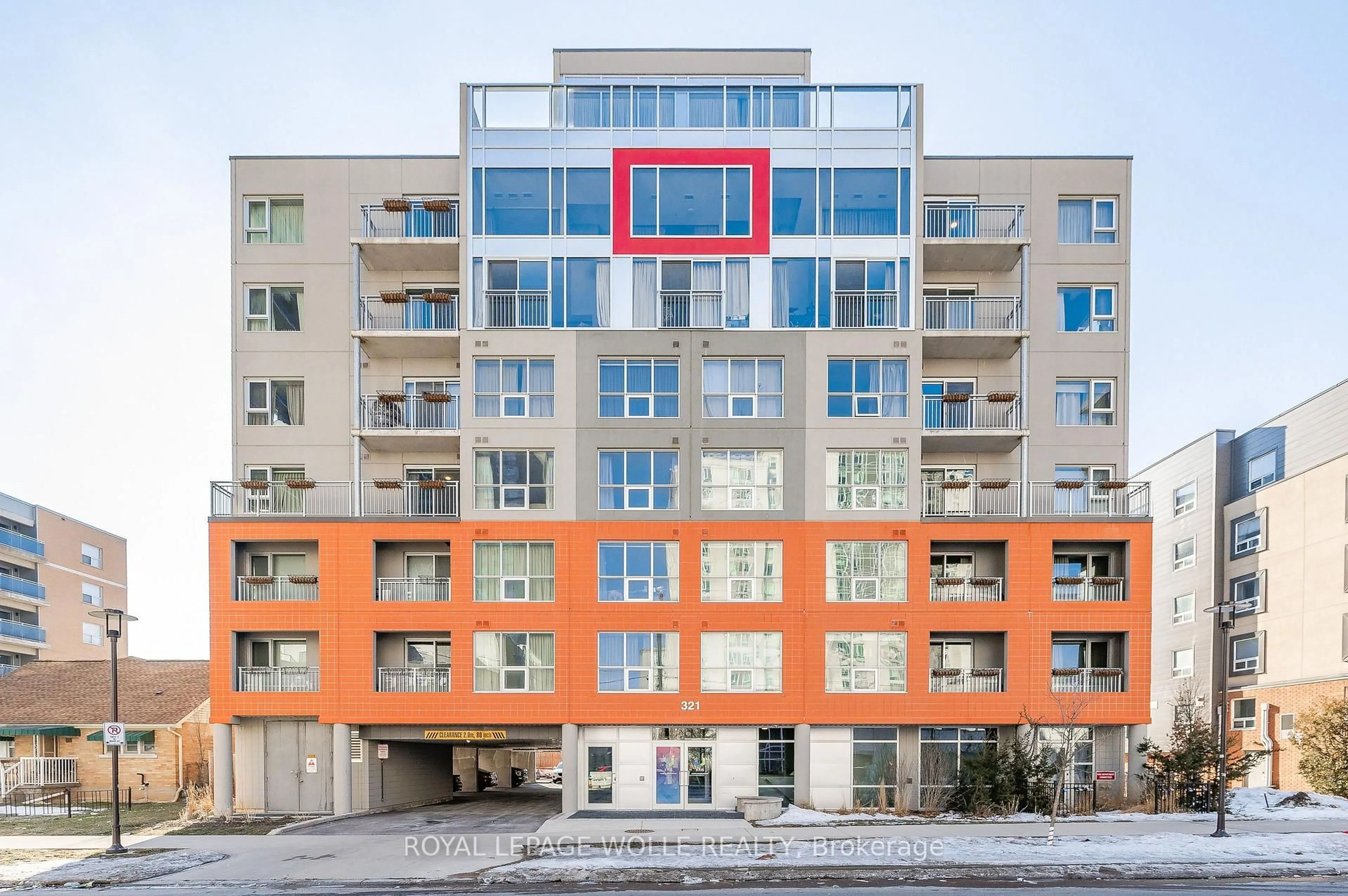 Balcony in the apartment, building for 321 Spruce St #207, Waterloo Ontario N1L 3M6