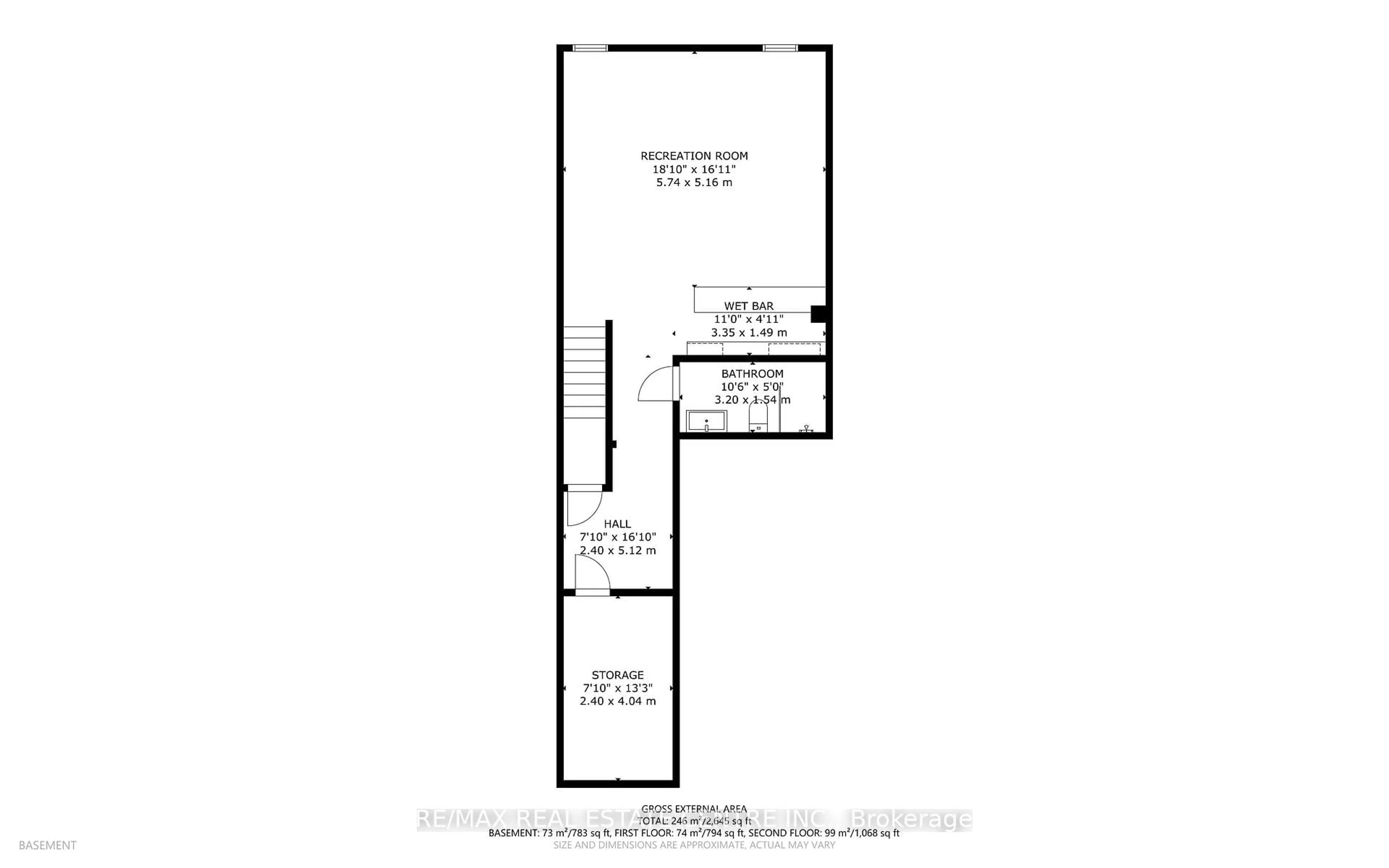 Floor plan for 35 Midhurst Hts #26, Hamilton Ontario L8J 0K9