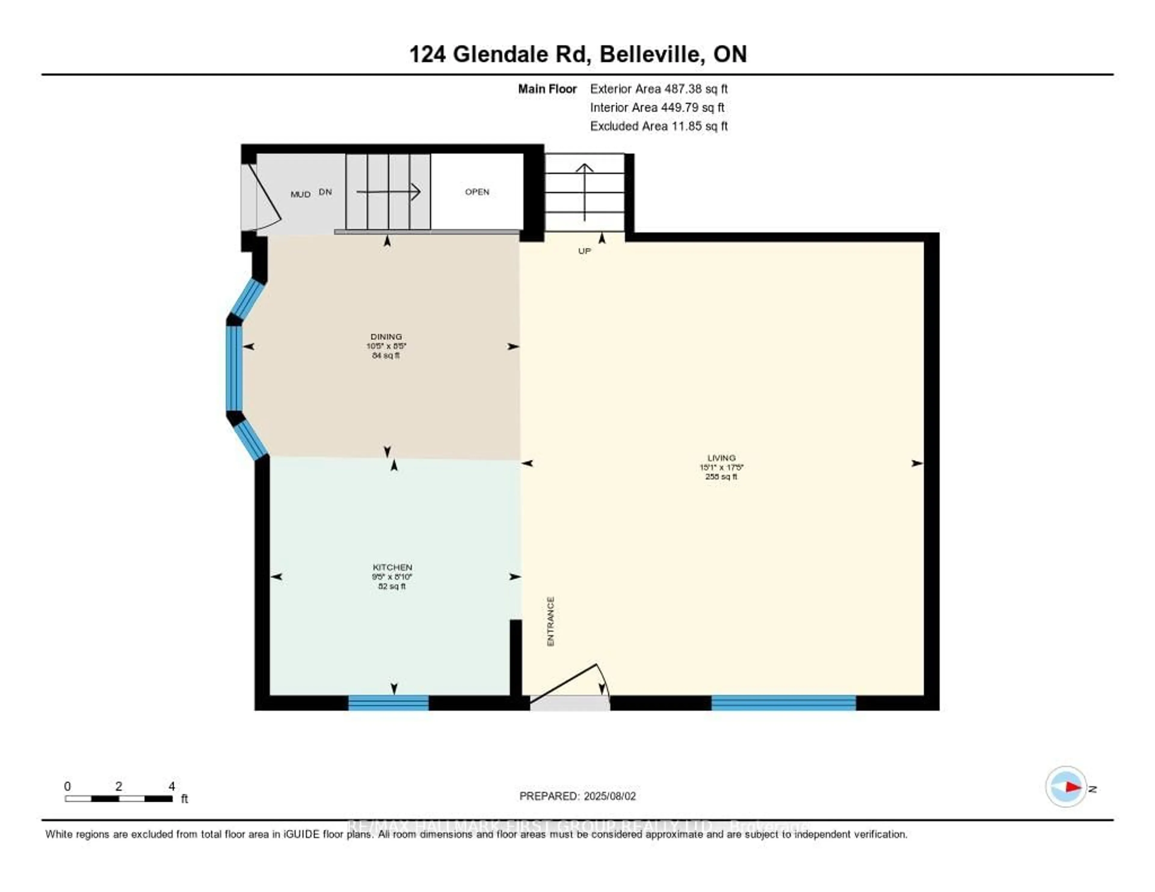 Floor plan for 124 Glendale Rd, Belleville Ontario K8P 4H6