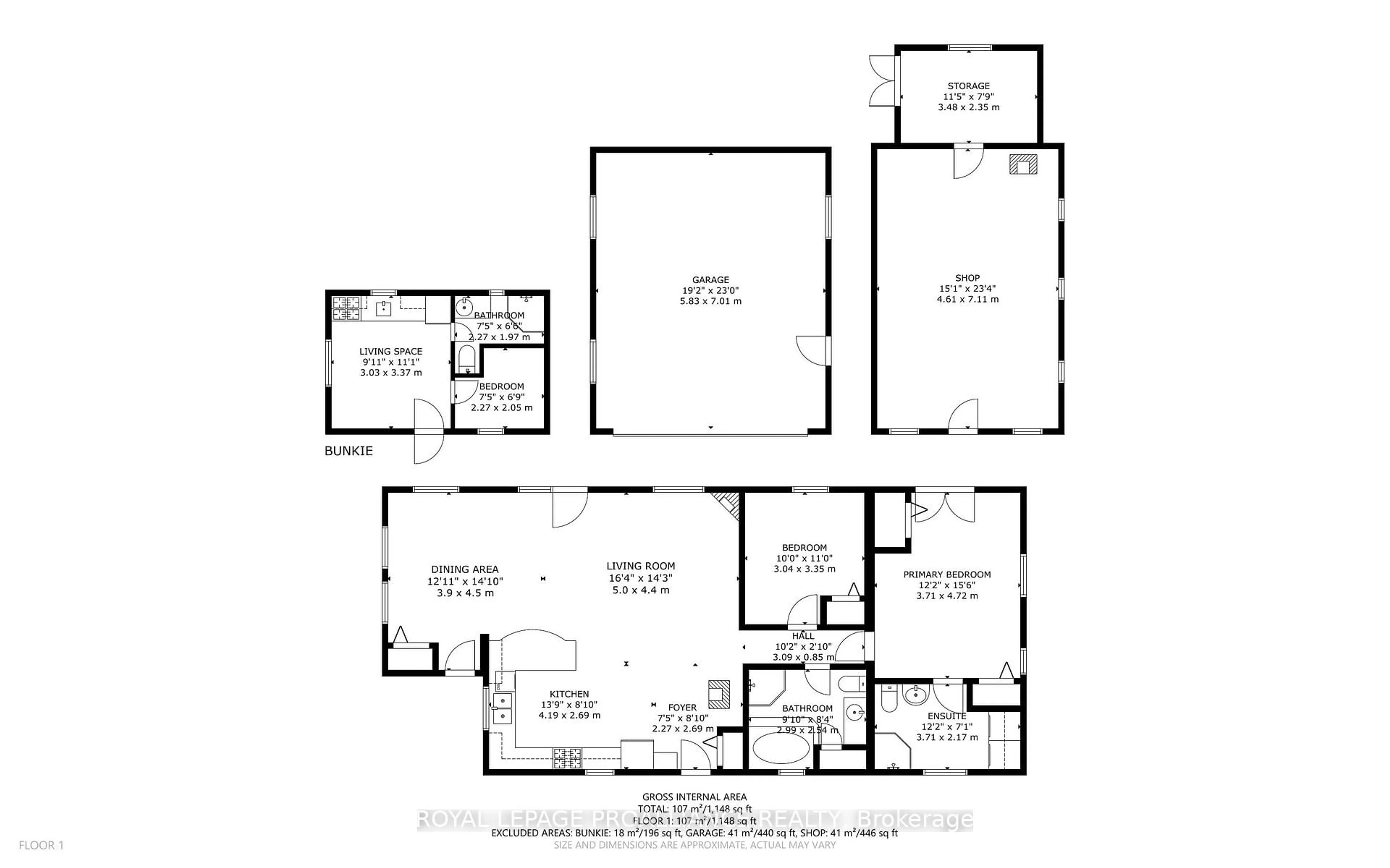 Floor plan for 1006 Westwood Dr, Mountain Grove Ontario K0H 2E0