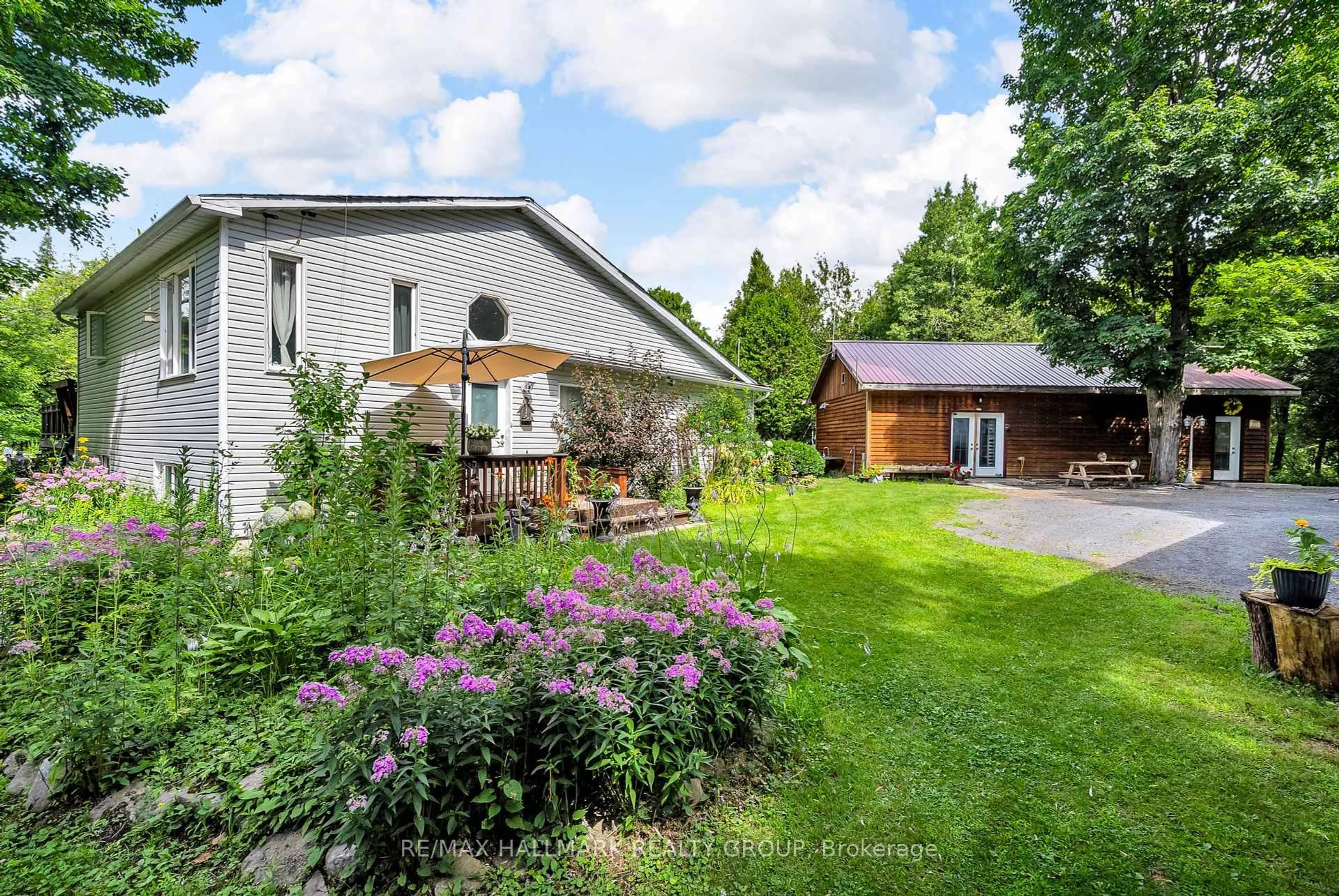 A pic from outside/outdoor area/front of a property/back of a property/a pic from drone, unknown for 3838 KENYON DAM Rd, North Glengarry Ontario K0C 1A0