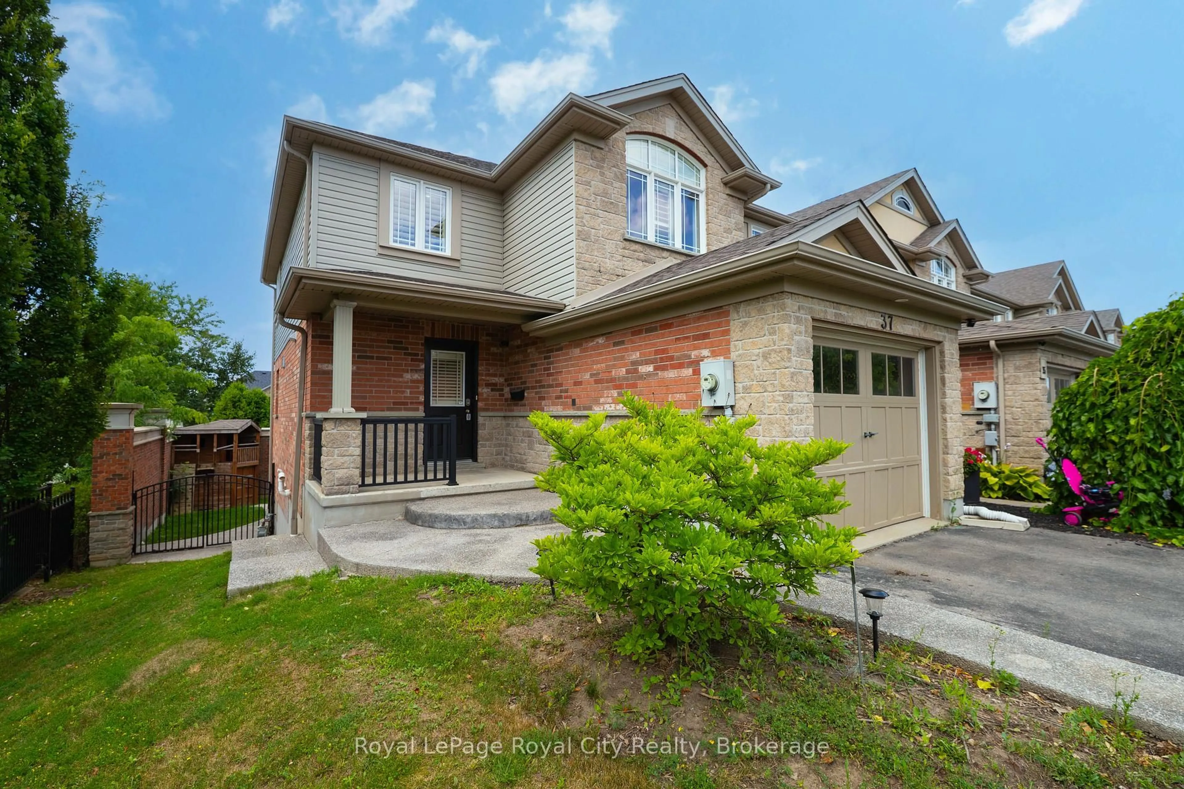 Home with brick exterior material, street for 37 Wilkie Cres, Guelph Ontario N1L 0B1