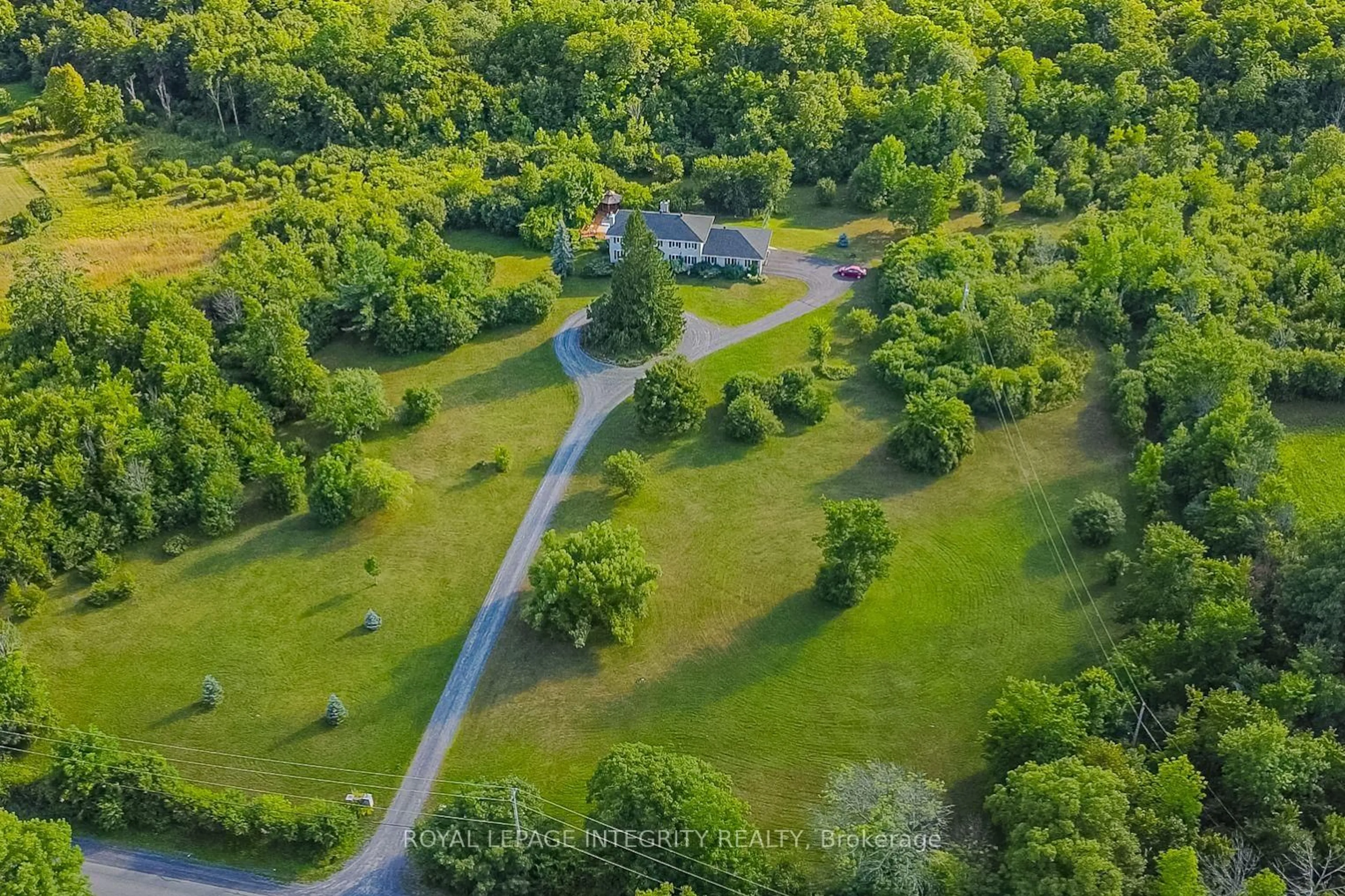 A pic from outside/outdoor area/front of a property/back of a property/a pic from drone, forest/trees view for 2025 Sixth Line Rd, Ottawa Ontario K0A 1T0