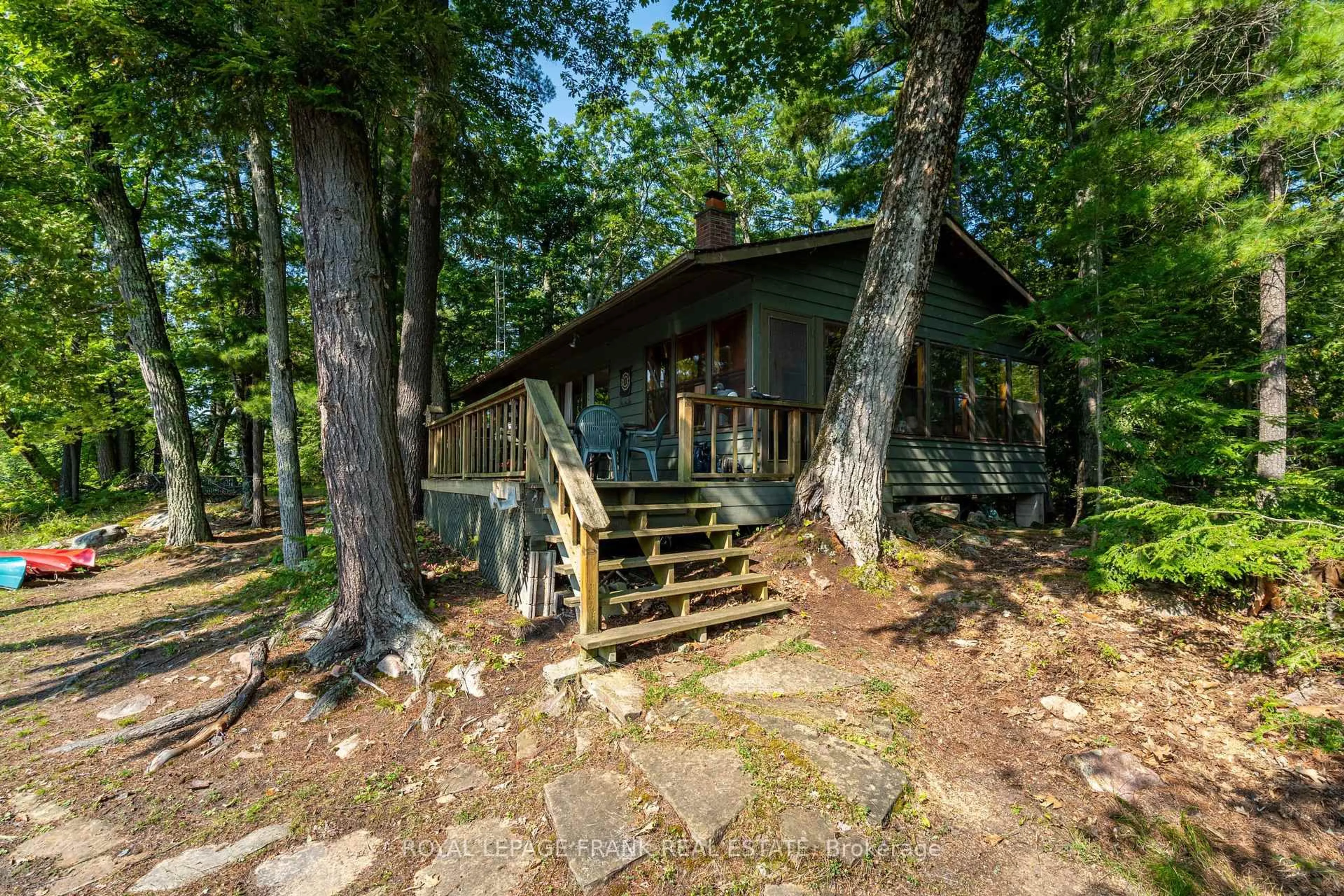 Patio, forest/trees view for 428 & 430 Island 7 Stoney Lake, Douro-Dummer Ontario K0L 2H0