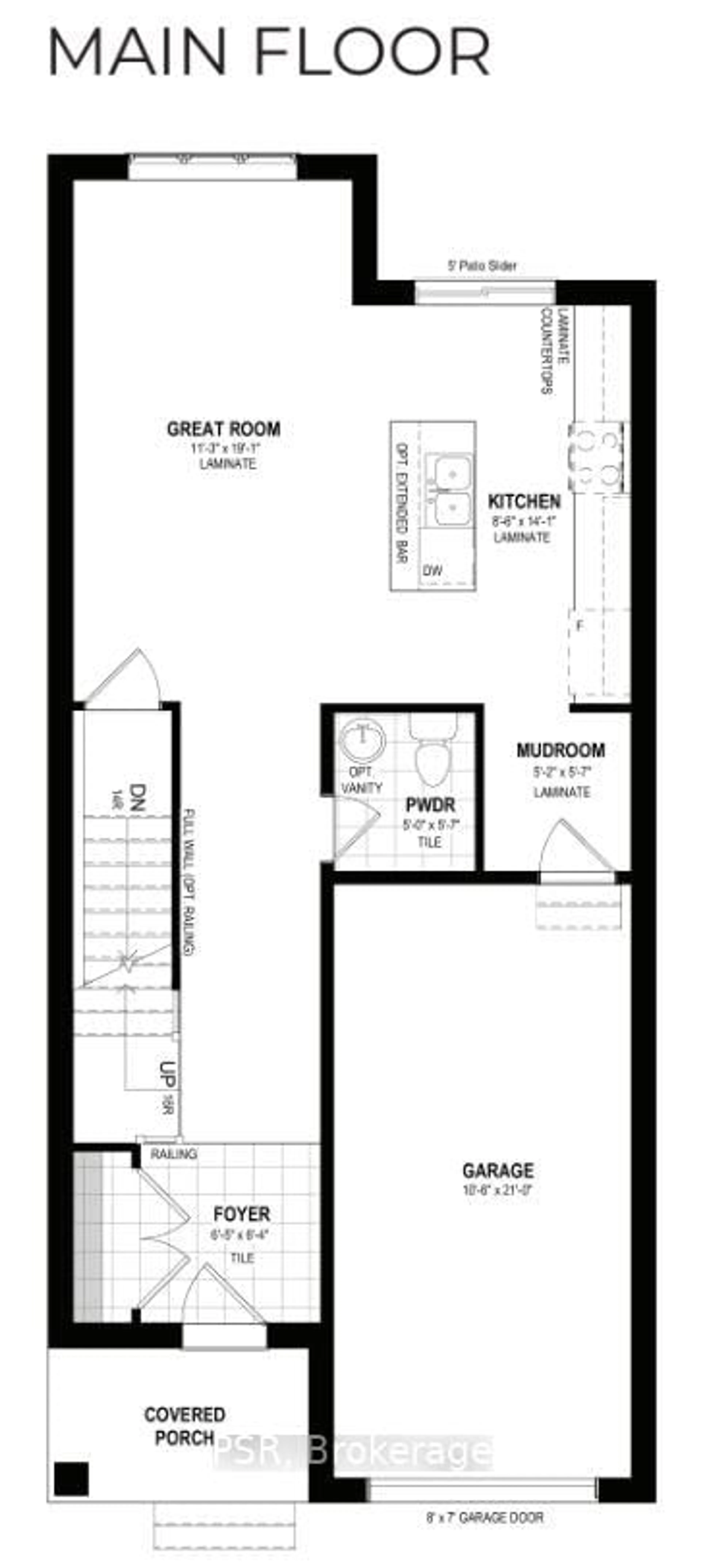 Floor plan for Lot 52 Rivergreen Cres, Cambridge Ontario N1S 0G1