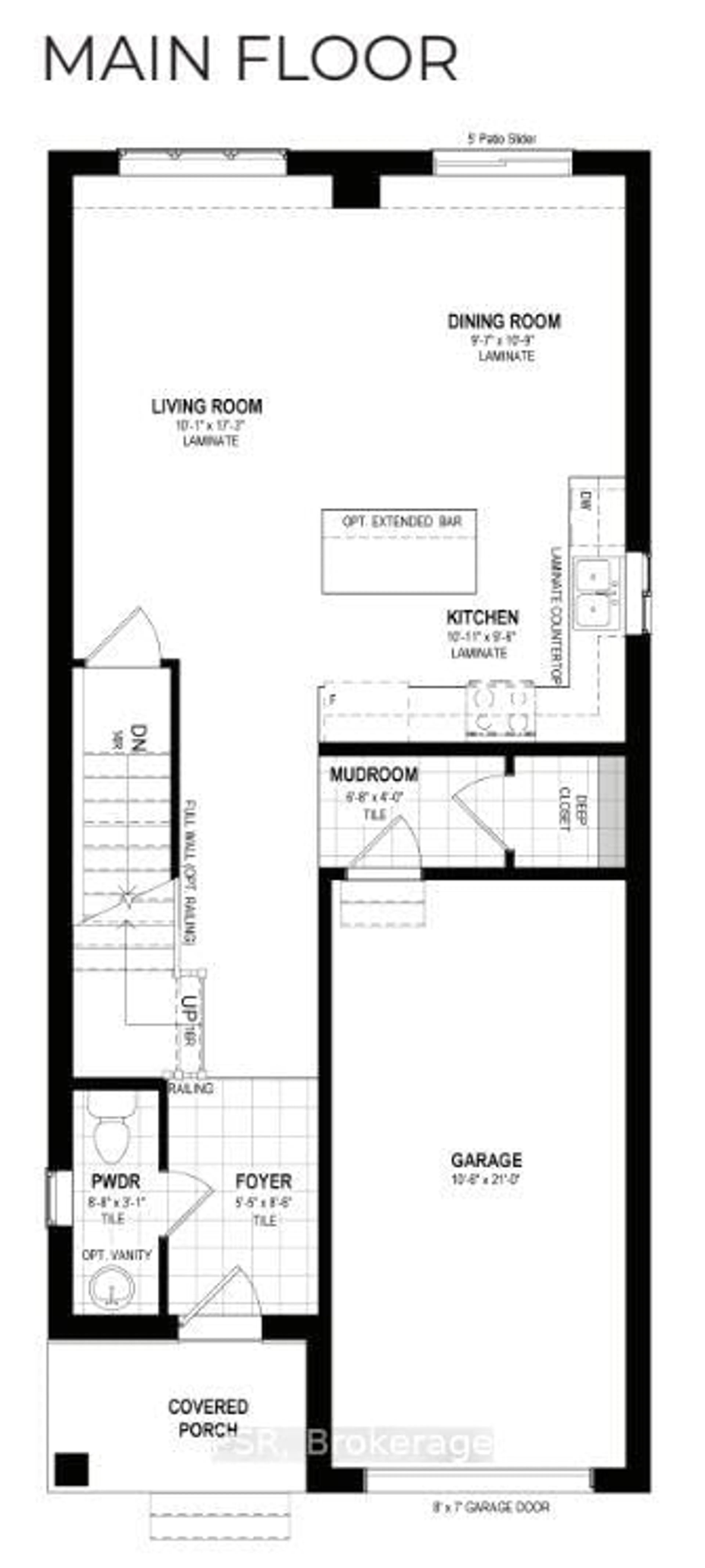 Floor plan for Lot 53 Rivergreen Cres, Cambridge Ontario N1S 0G1