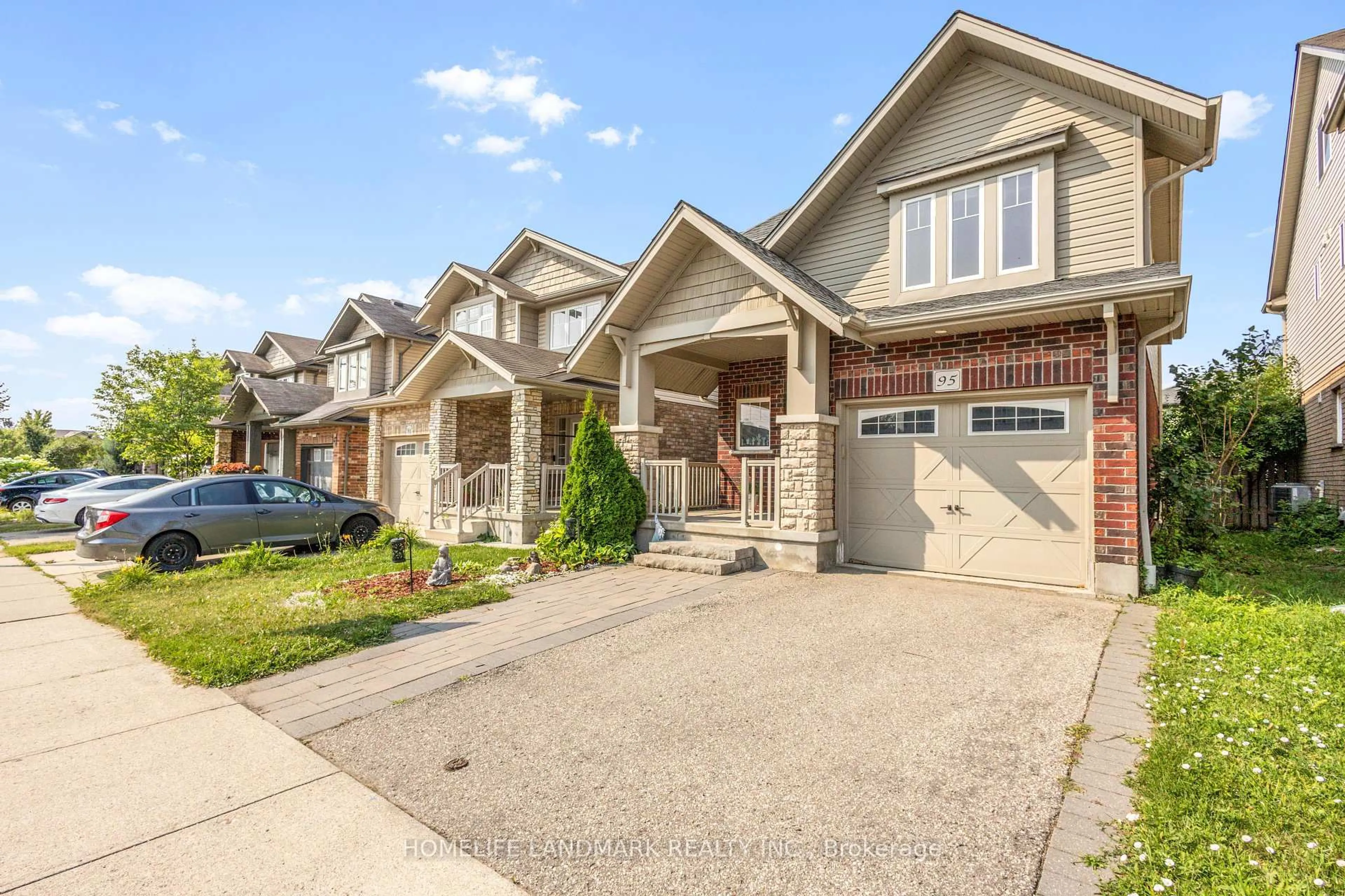 Home with brick exterior material, street for 95 HARDING St, Kitchener Ontario N2E 4L3