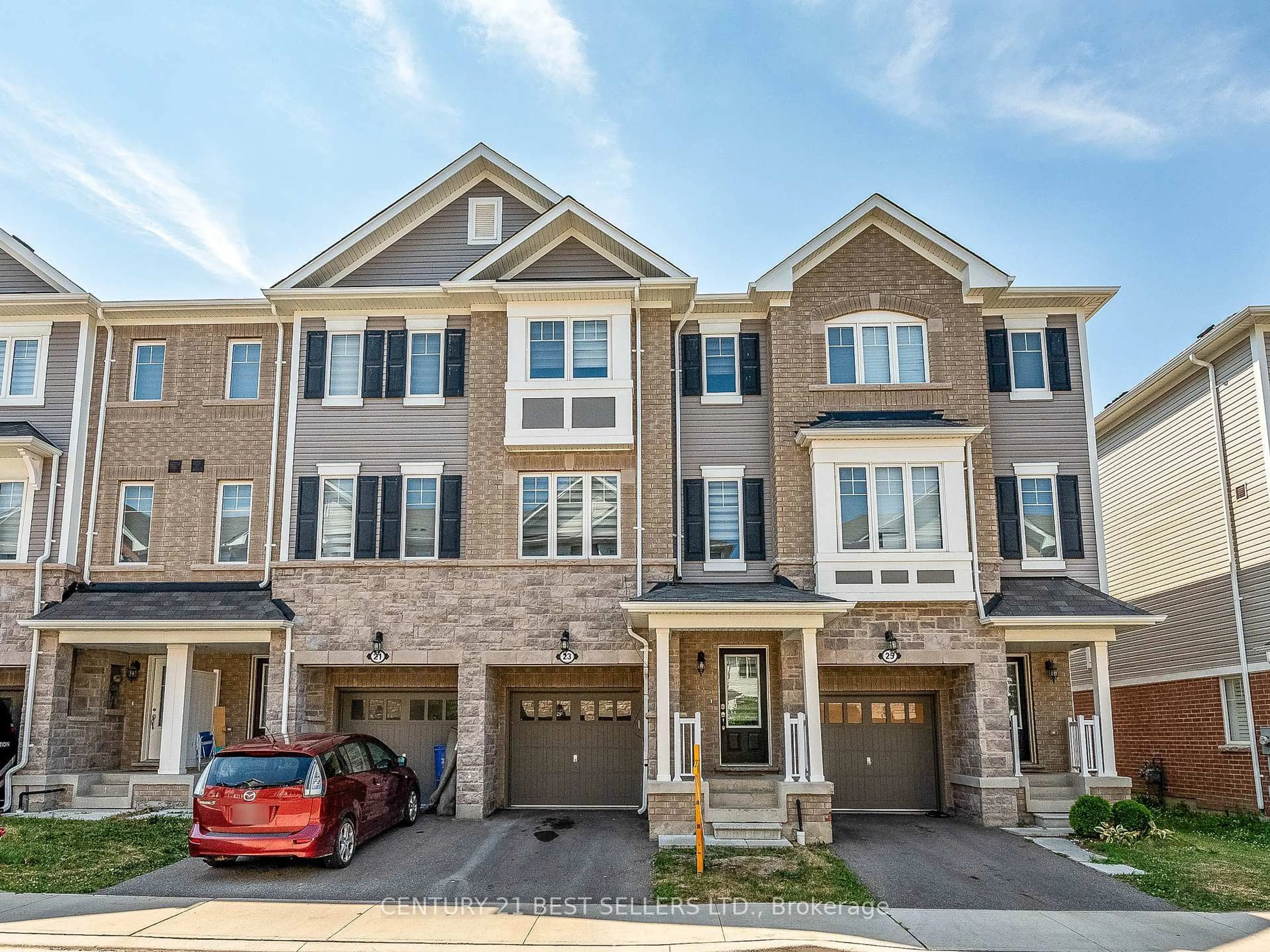 Home with brick exterior material, street for 23 Rapids Lane, Hamilton Ontario L8K 0A4