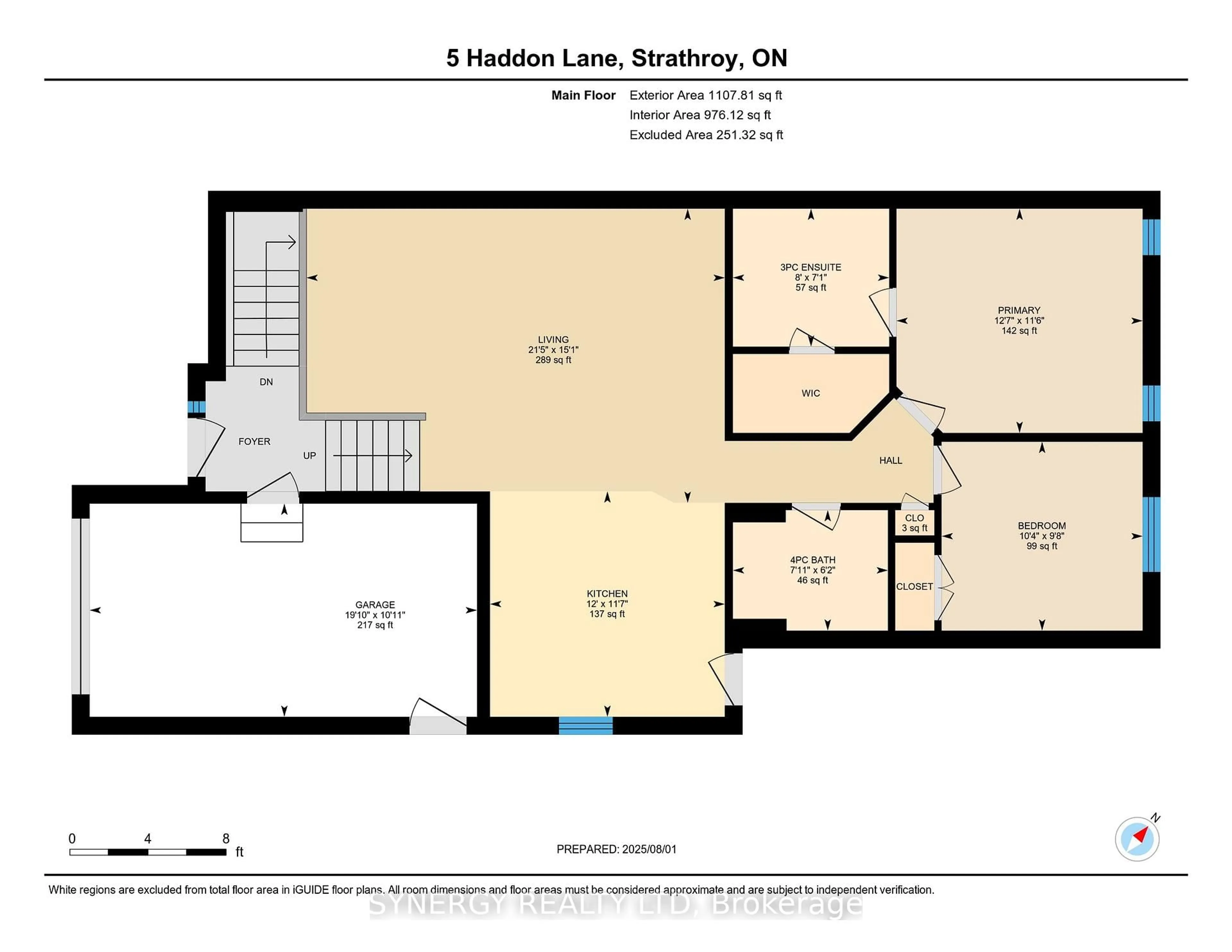Floor plan for 5 Haddon Lane, Strathroy-Caradoc Ontario N7G 0B9
