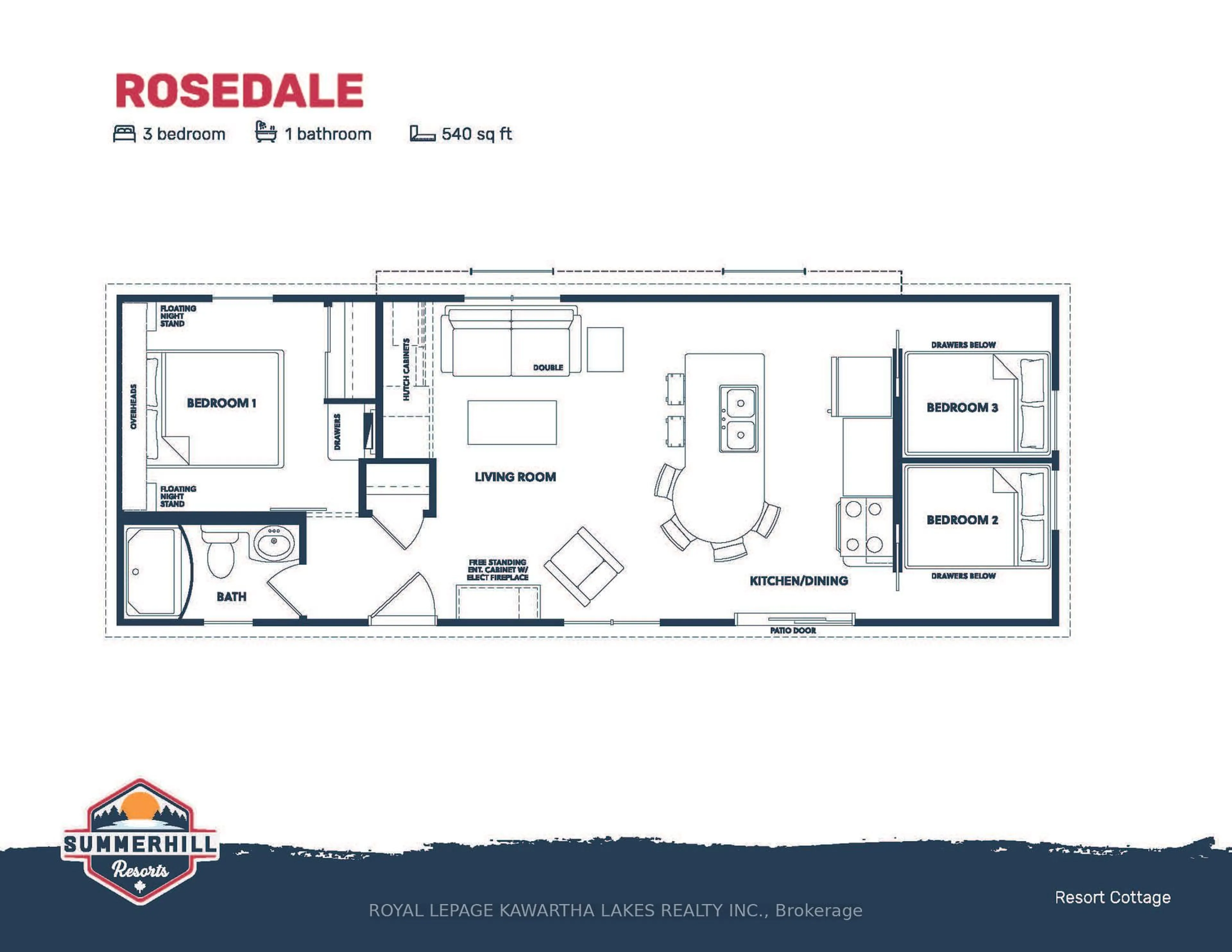 Floor plan for 657 Thunder Bridge Rd #CV003, Kawartha Lakes Ontario K9V 4R1