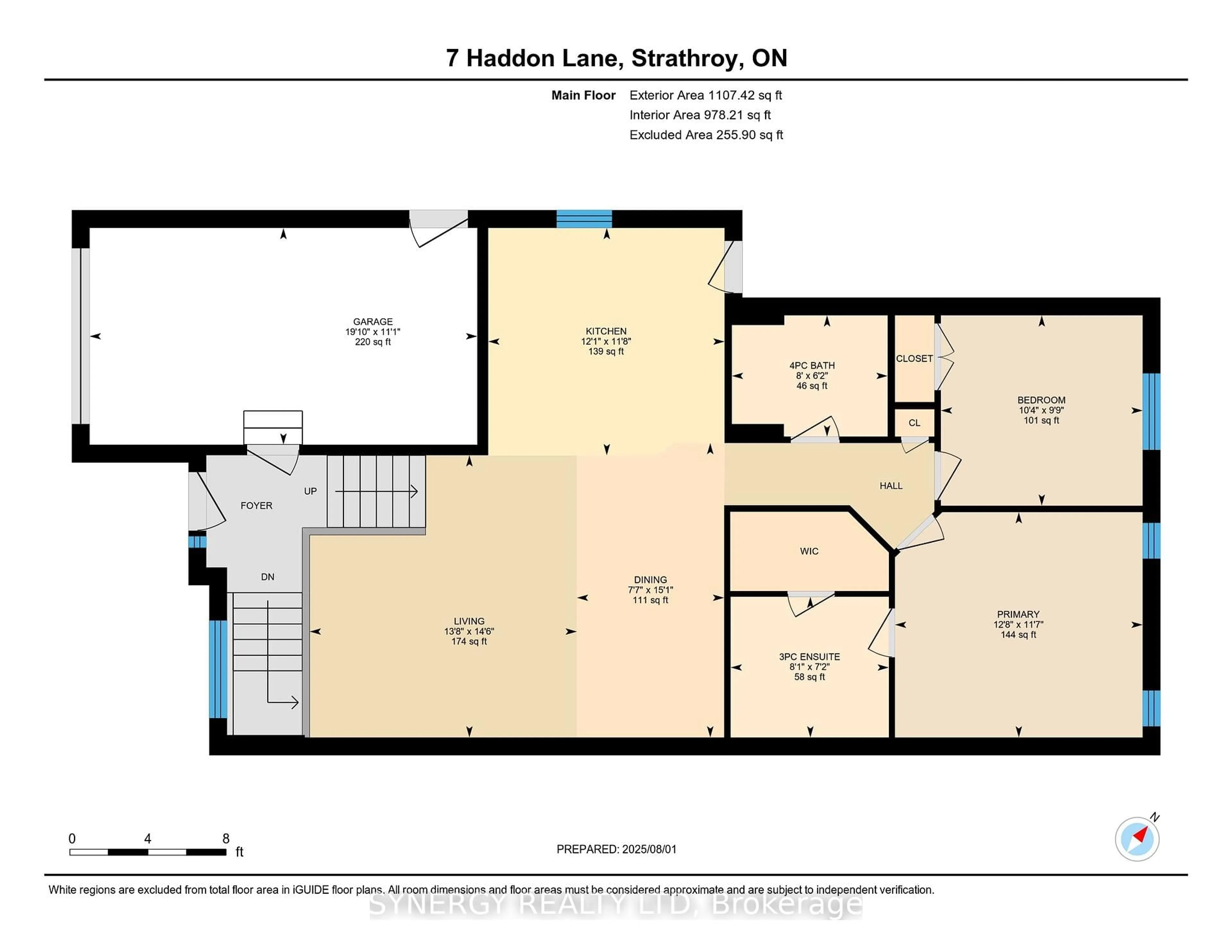 Floor plan for 7 Haddon Lane, Strathroy-Caradoc Ontario N7G 0B9