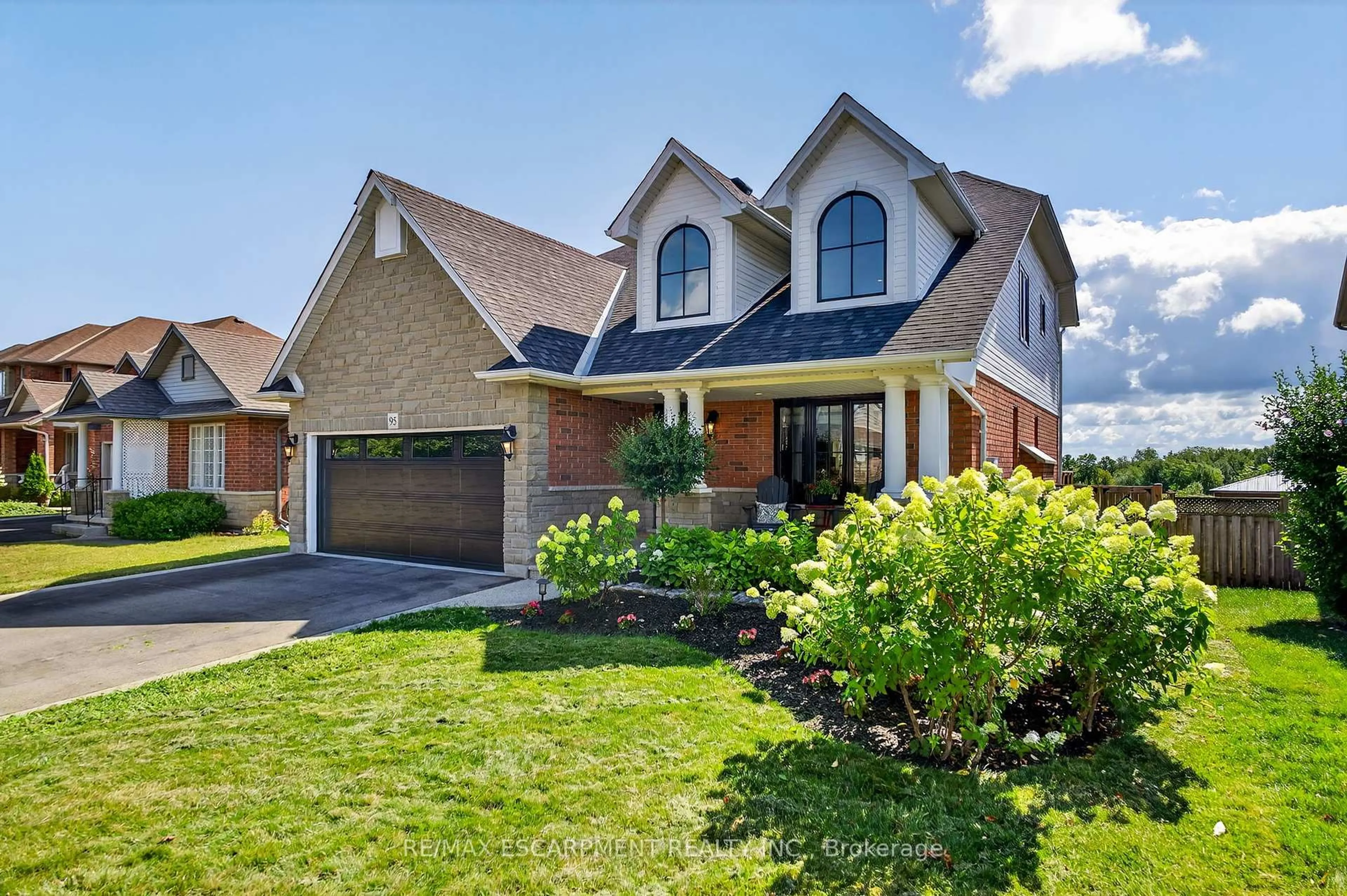Home with brick exterior material, street for 95 Etherington Cres, Hamilton Ontario L0R 1C0