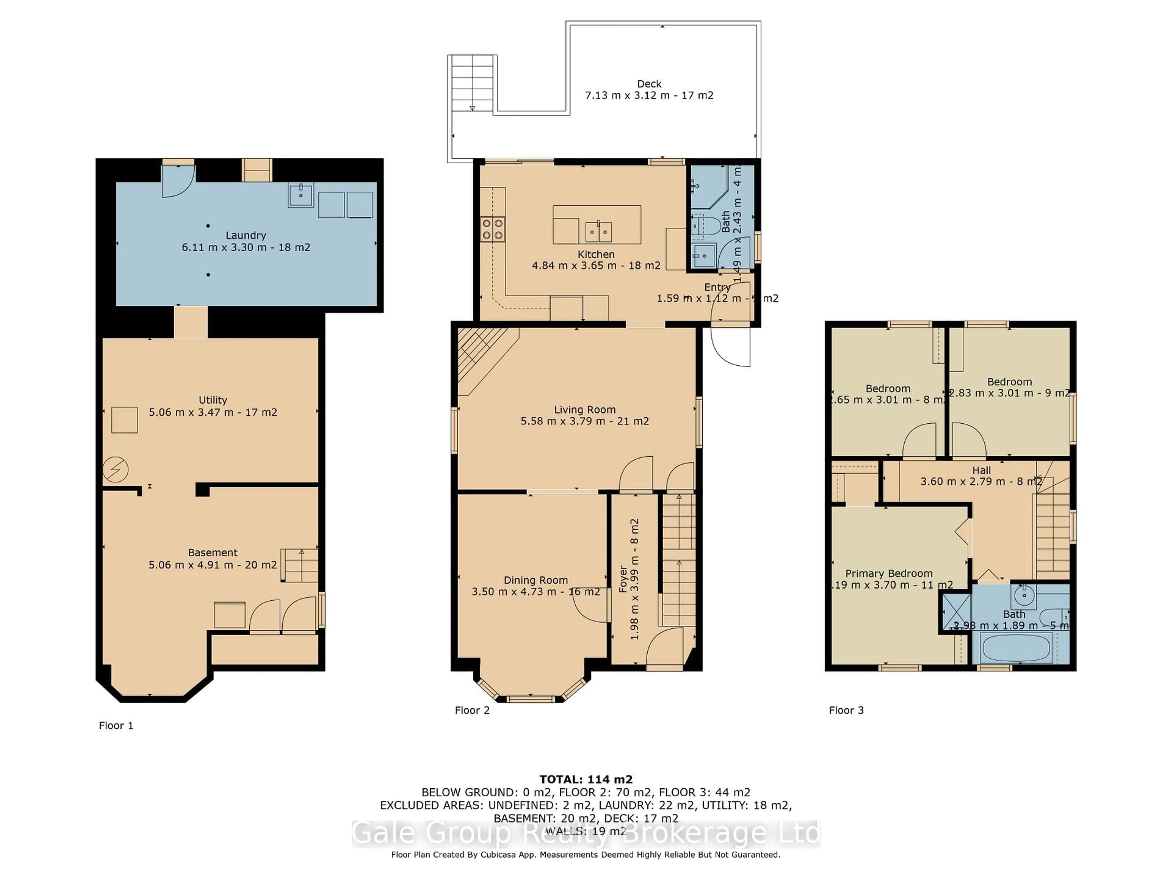 Floor plan for 577 GEORGE St, Woodstock Ontario N4S 4J7