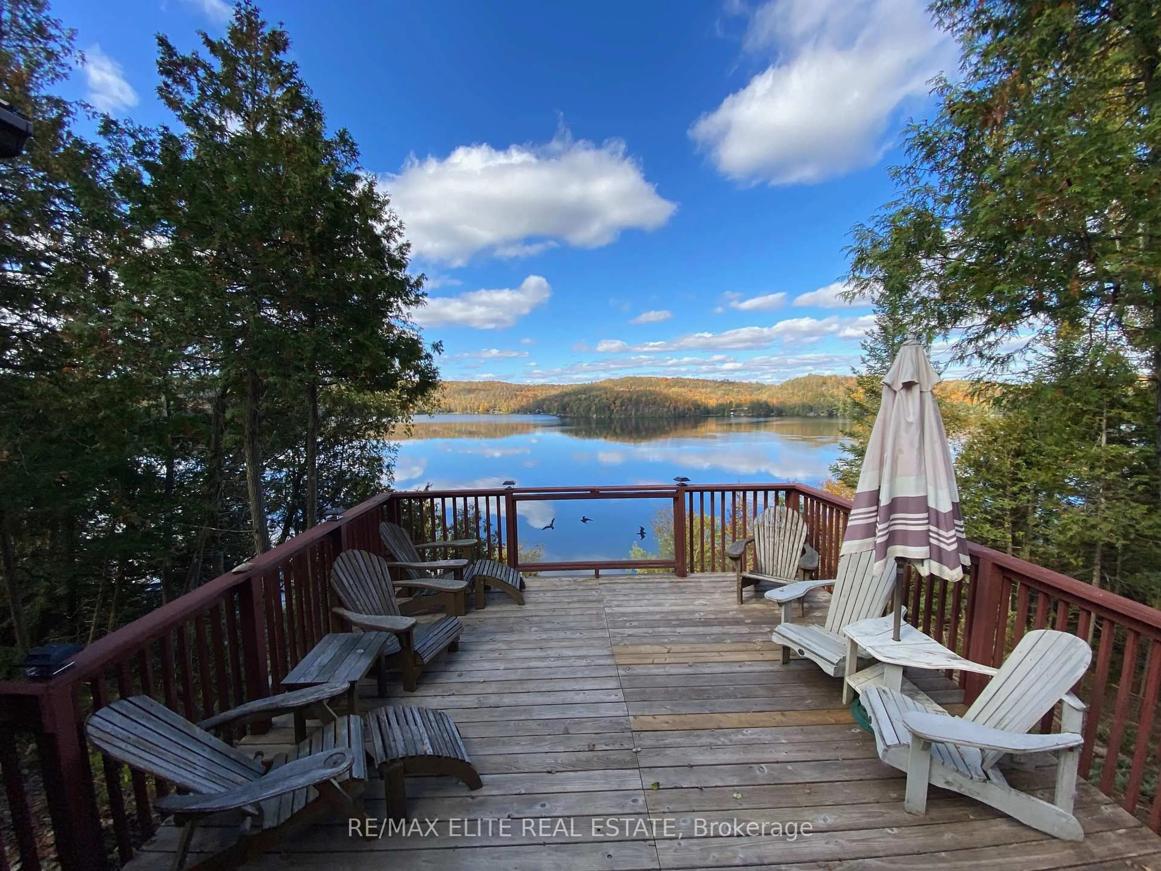 Patio, water/lake/river/ocean view for 376 Faradale Crt, Bancroft Ontario K0L 1C0