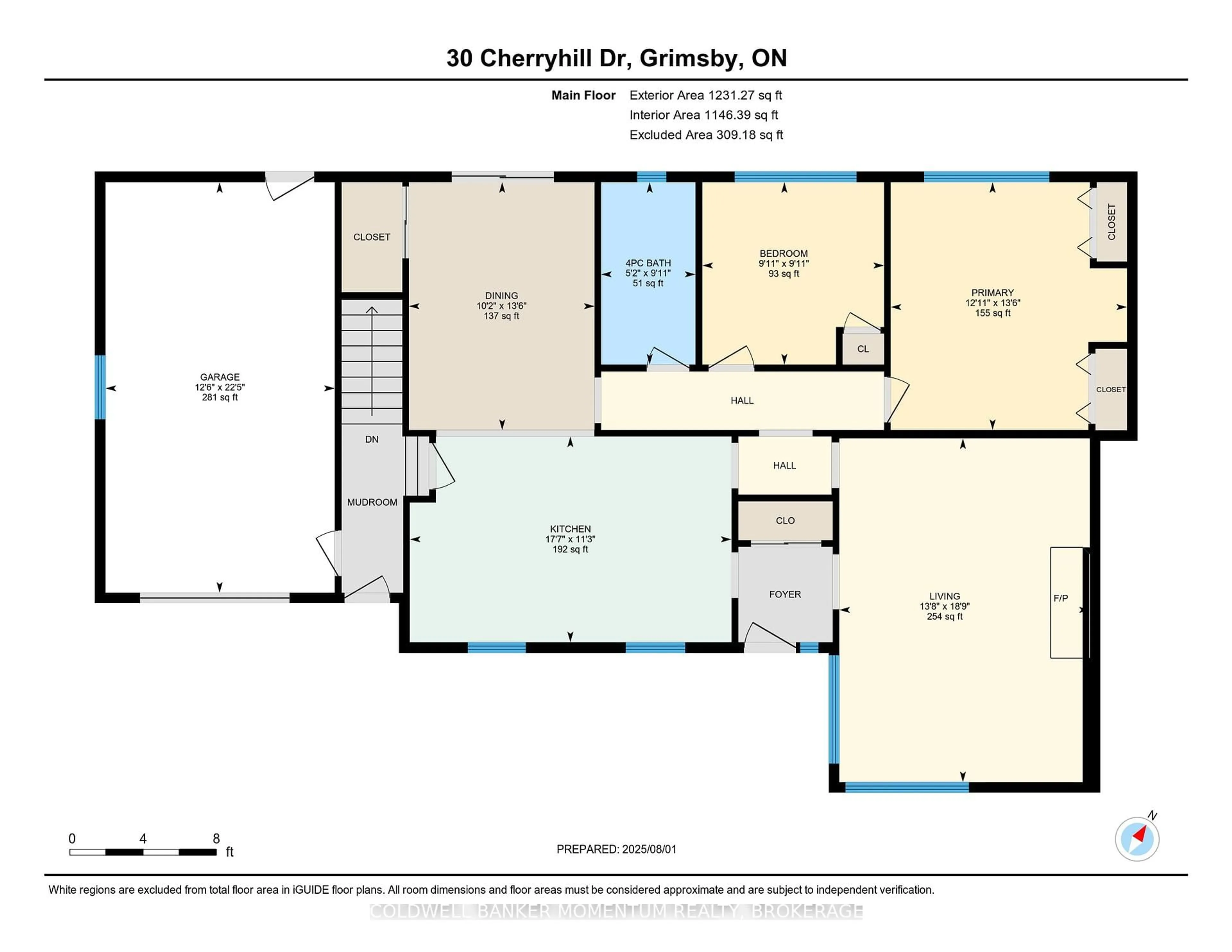 Floor plan for 30 CHERRYHILL Dr, Grimsby Ontario L3M 3B5