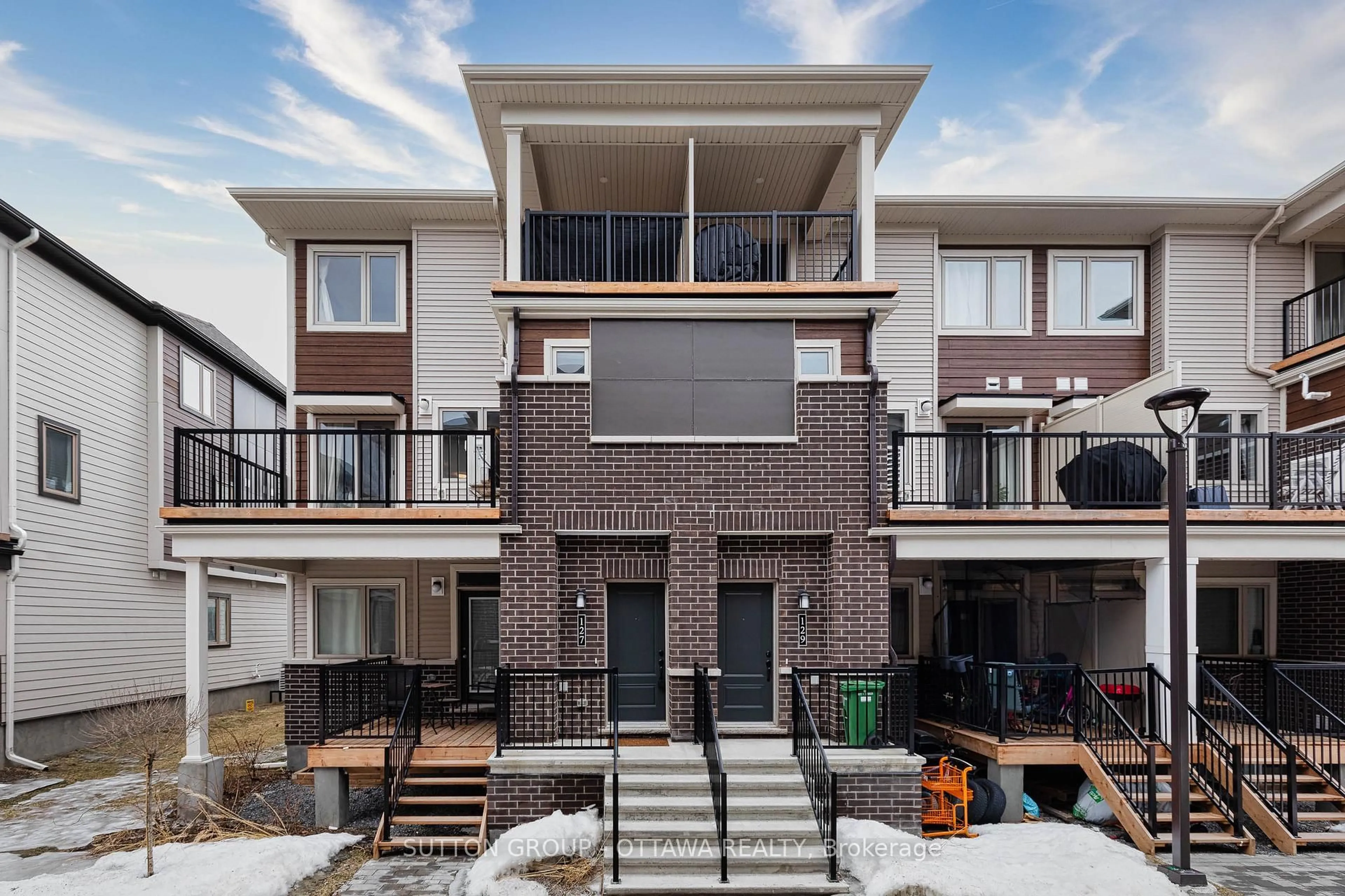 Home with brick exterior material, street for 127 Anthracite Private, Ottawa Ontario K2J 7C8
