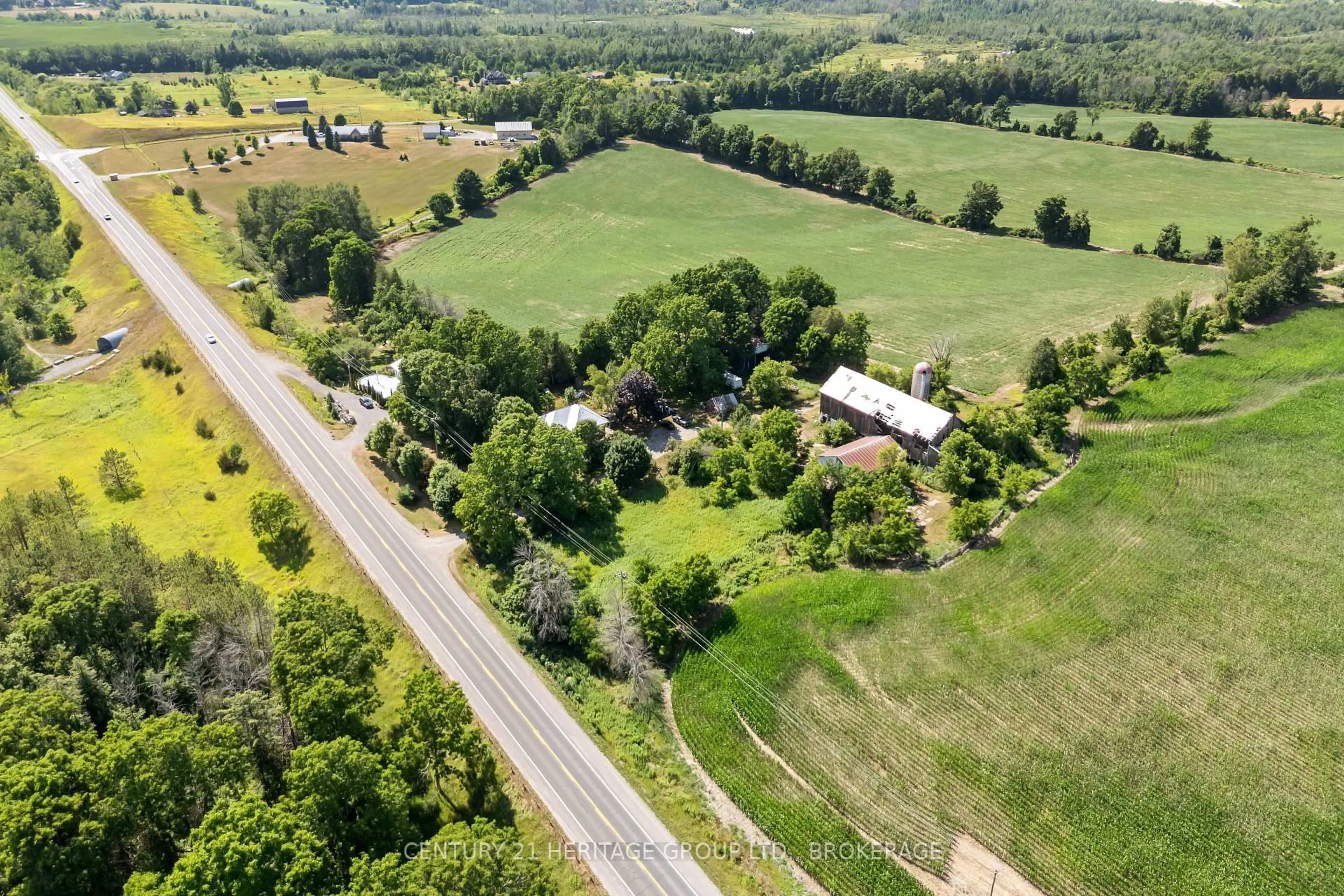 A pic from outside/outdoor area/front of a property/back of a property/a pic from drone, mountain view for 4734 County Rd 2 Rd, Asphodel-Norwood Ontario K0L 1Y0