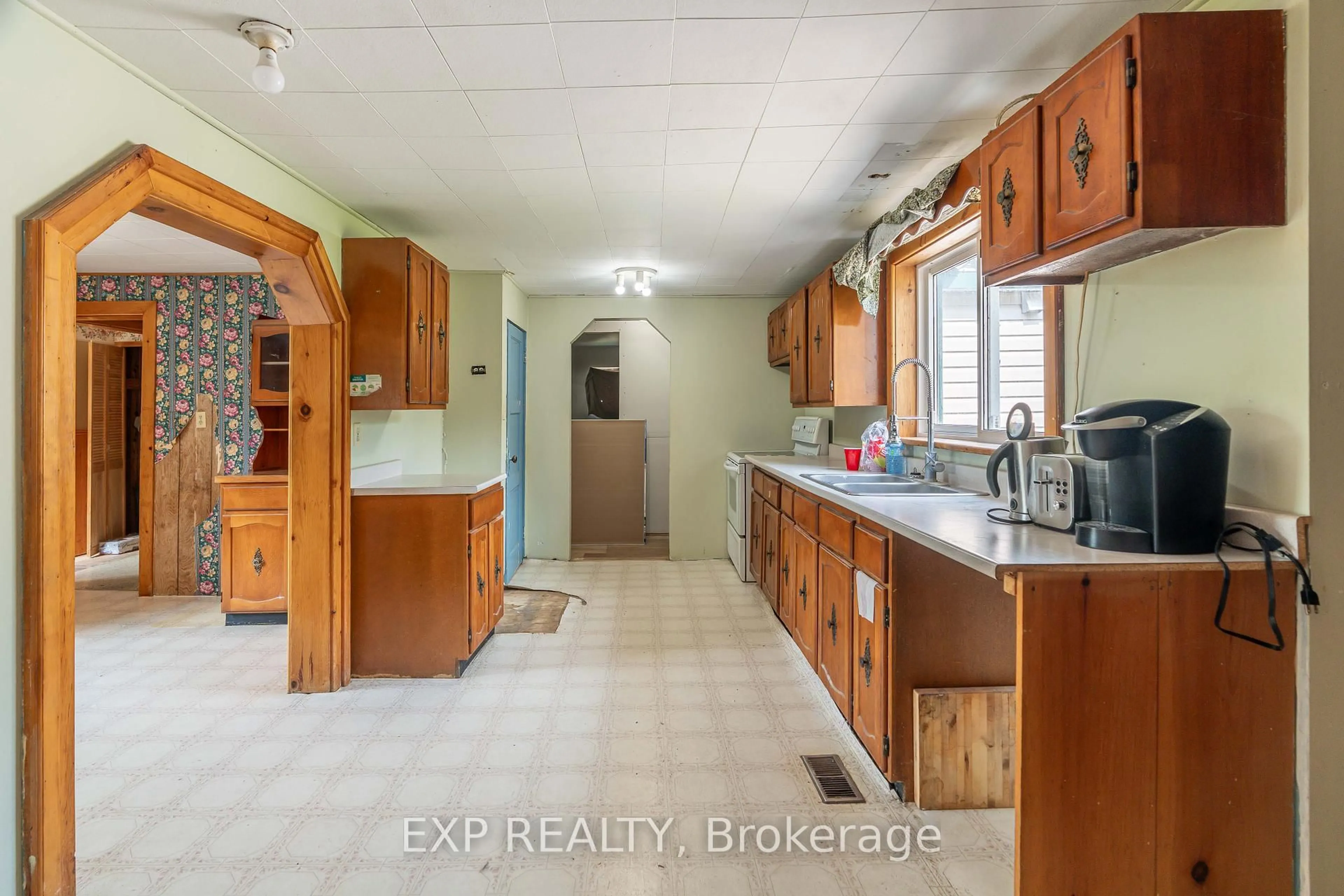 Kitchen with laundary machines, ceramic/tile floor for 178 Burnstown Rd, White Lake Ontario K0A 3L0