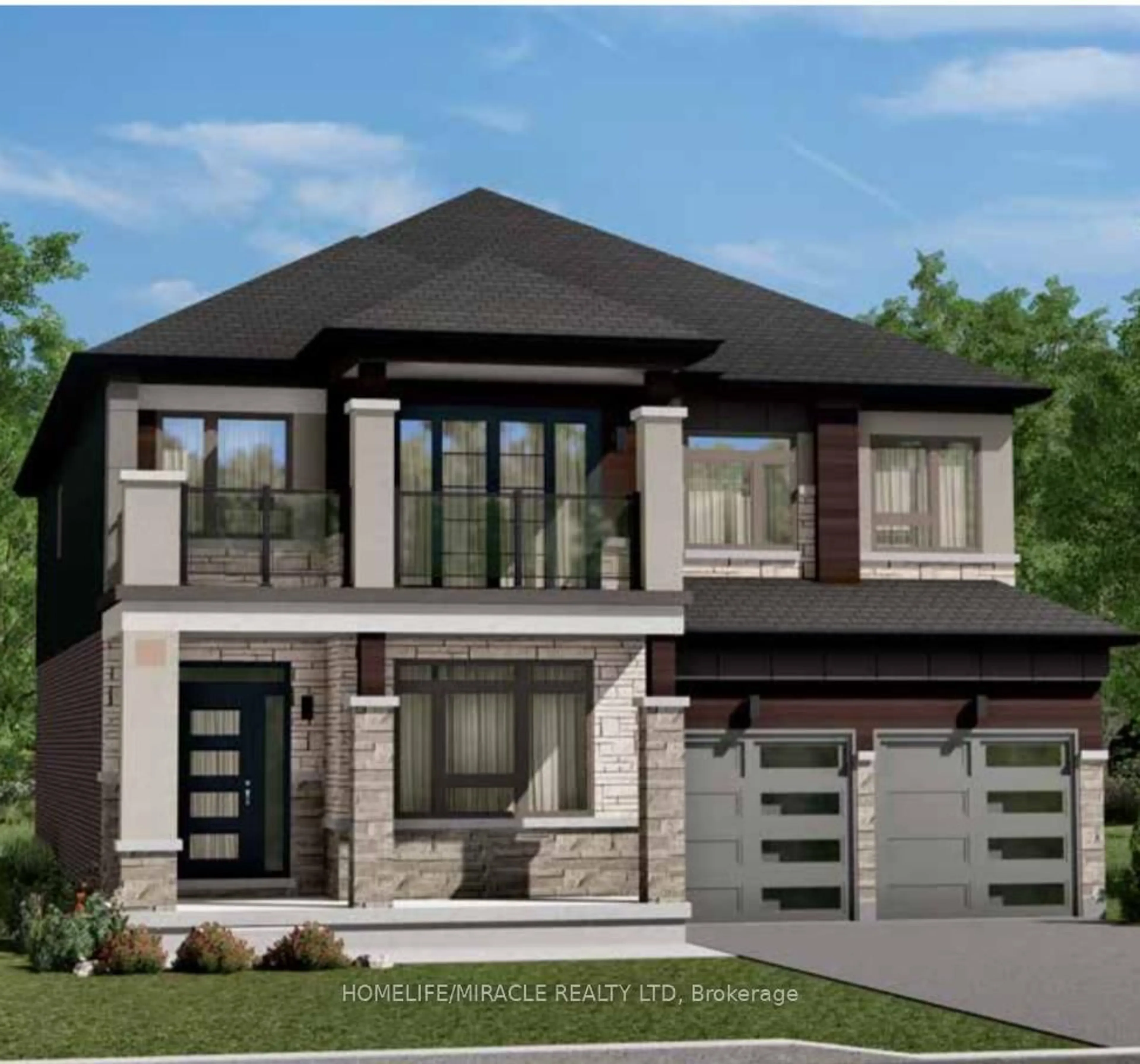 Home with brick exterior material, street for 47 McKernan Ave, Brantford Ontario N3V 0B9