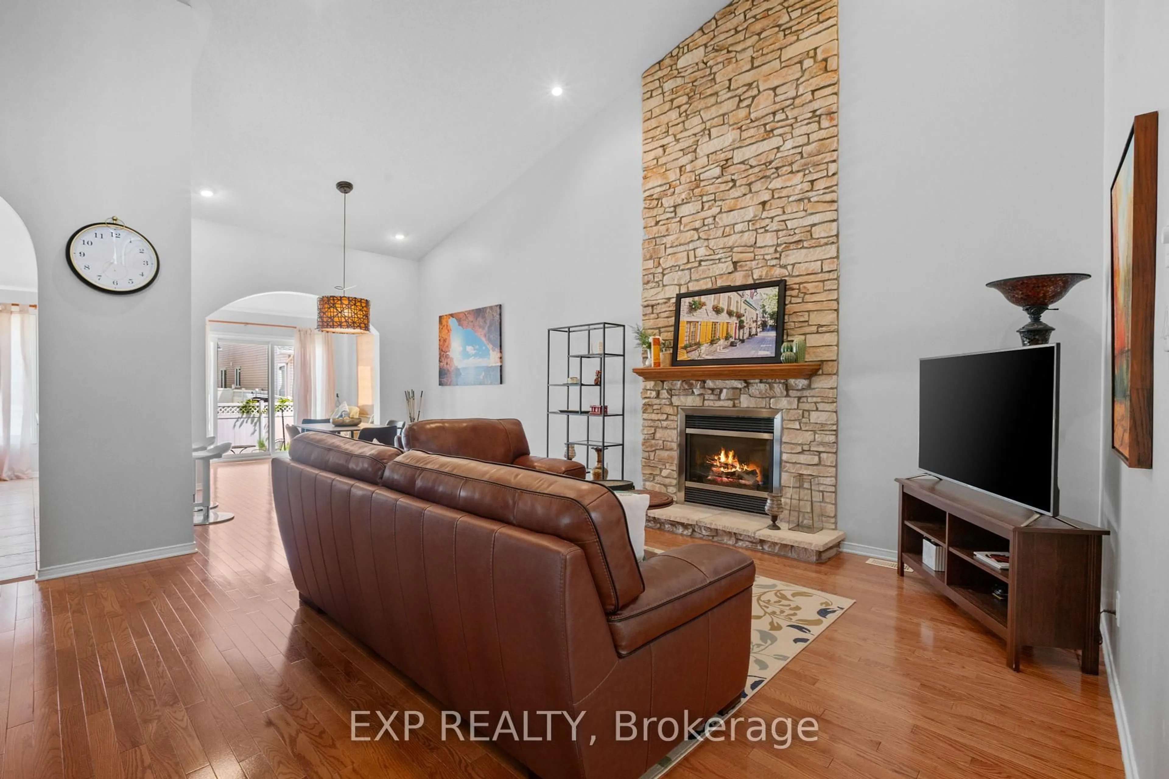 Living room with furniture, ceramic/tile floor for 111 Coursier Cres, Ottawa Ontario K4A 4N4