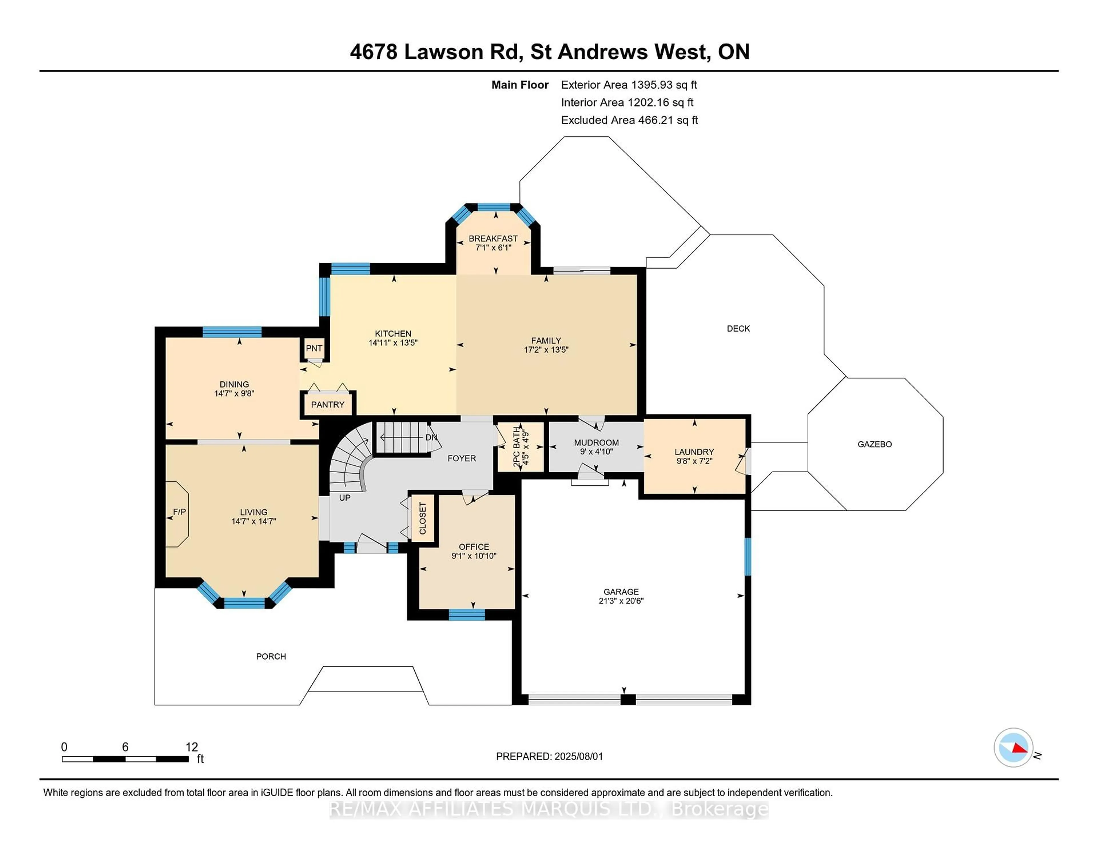 Floor plan for 4678 LAWSON Rd, South Stormont Ontario K0C 2A0
