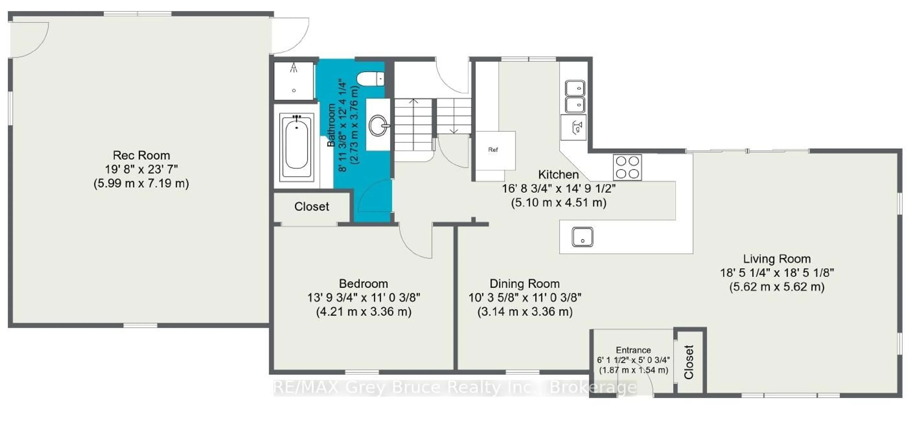 Floor plan for 864 16th St, Georgian Bluffs Ontario N4K 6V5