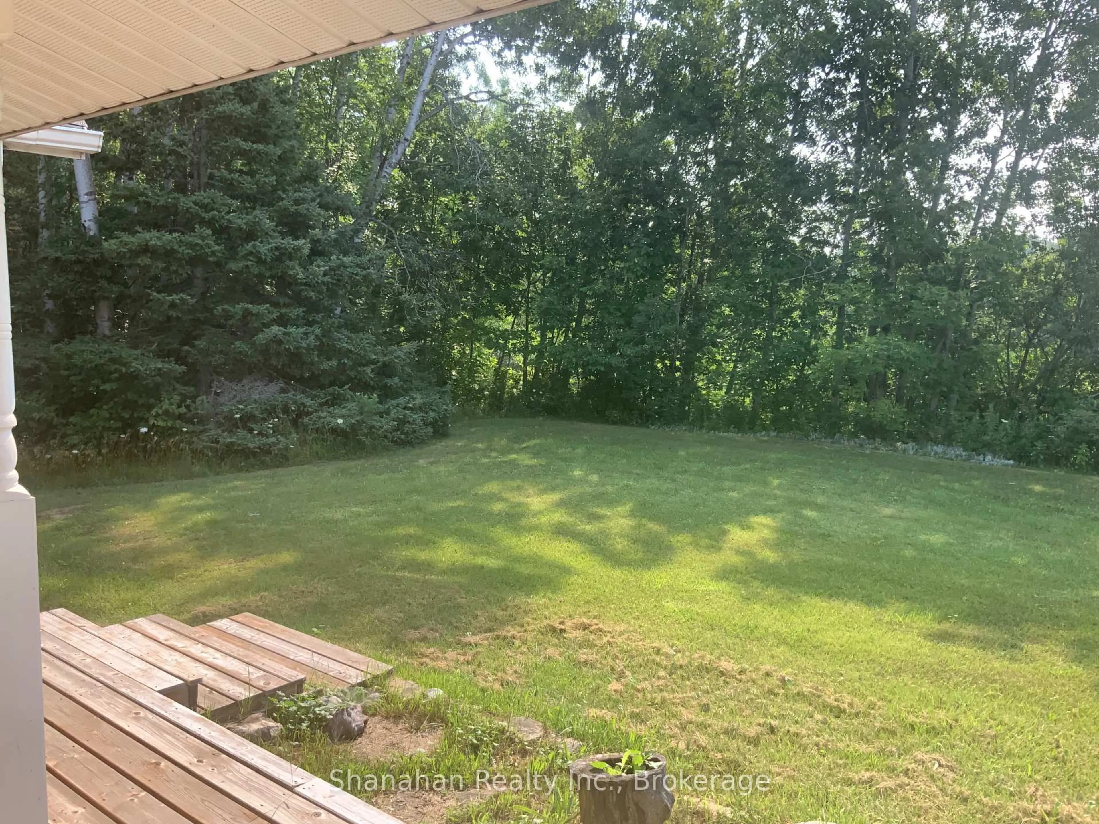 Patio, forest/trees view for 20 Cape Hurd Rd, Northern Bruce Peninsula Ontario N0H 2R0