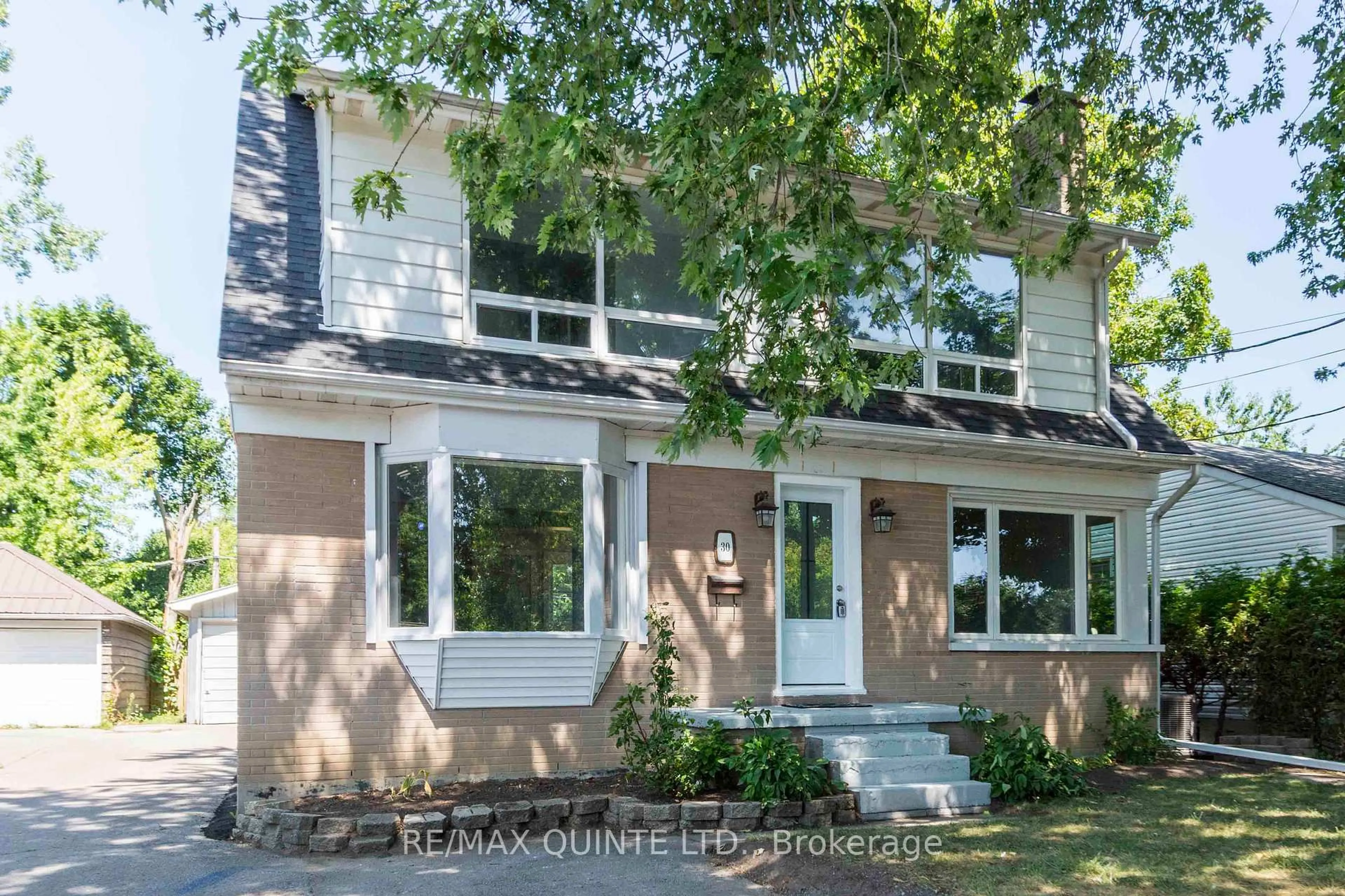 Home with brick exterior material, street for 30 Southview Ave, Belleville Ontario K8N 2J5