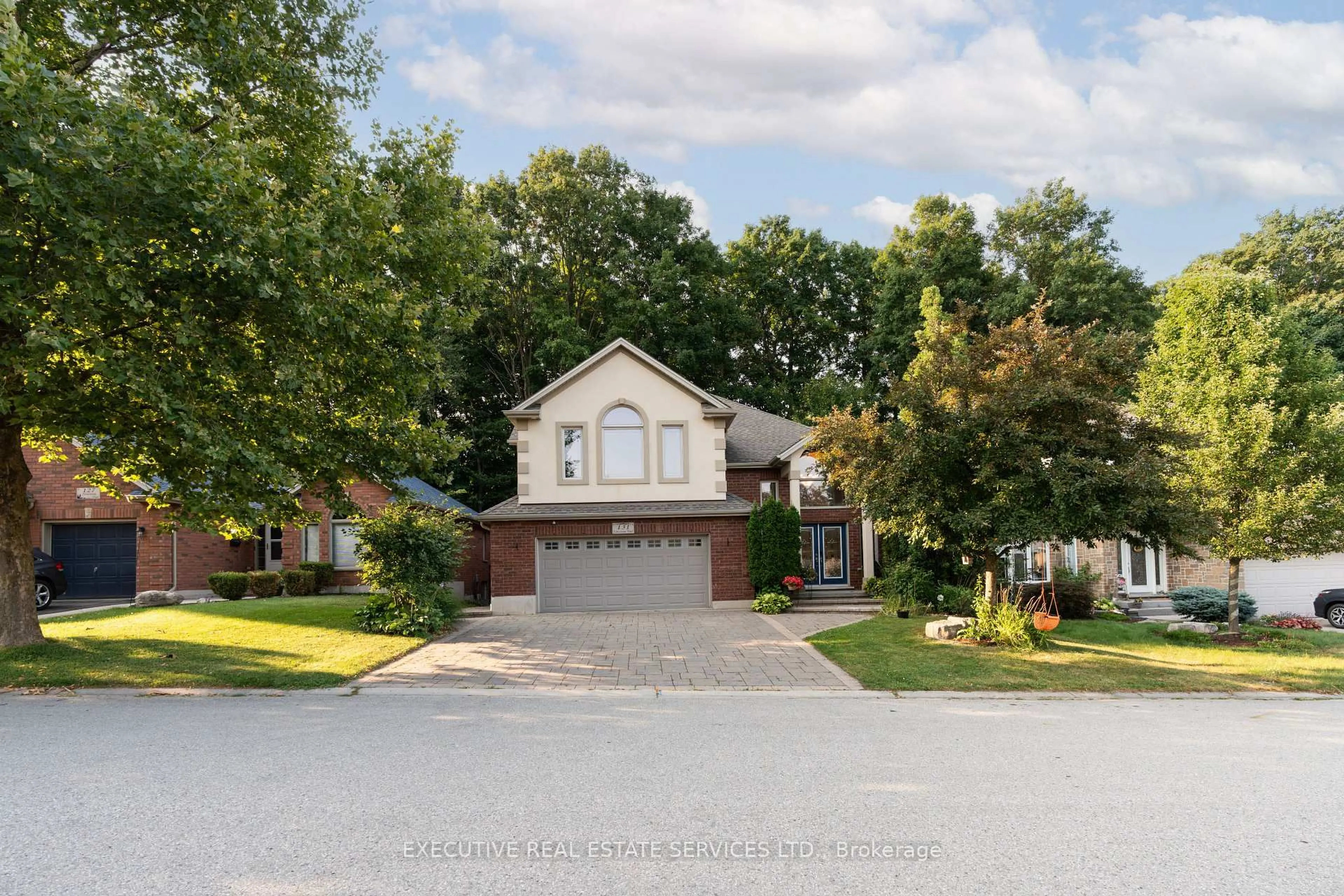 Home with brick exterior material, street for 131 Forestway Tr, Woodstock Ontario N4S 9A7