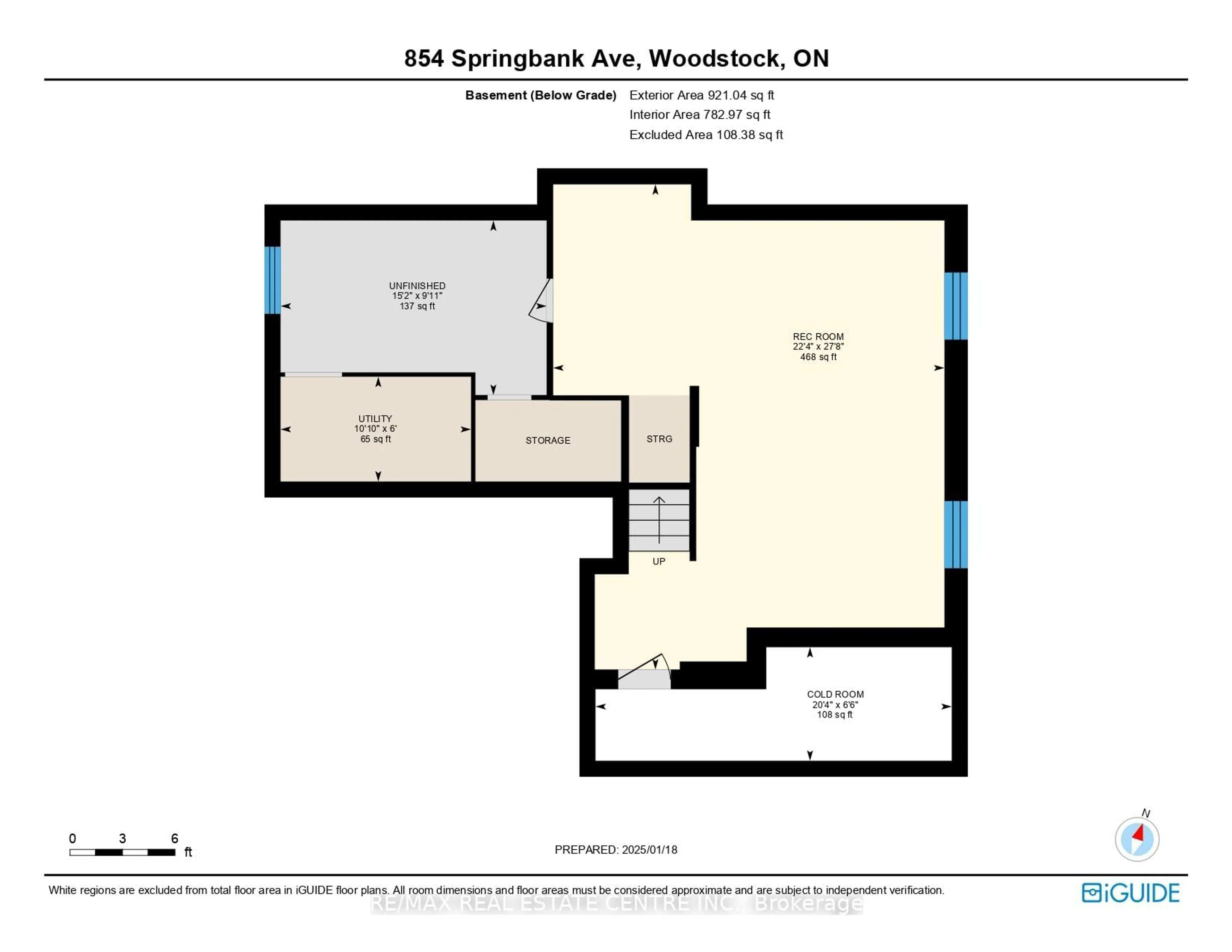 Floor plan for 854 Springbank Ave, Woodstock Ontario N4T 1T5