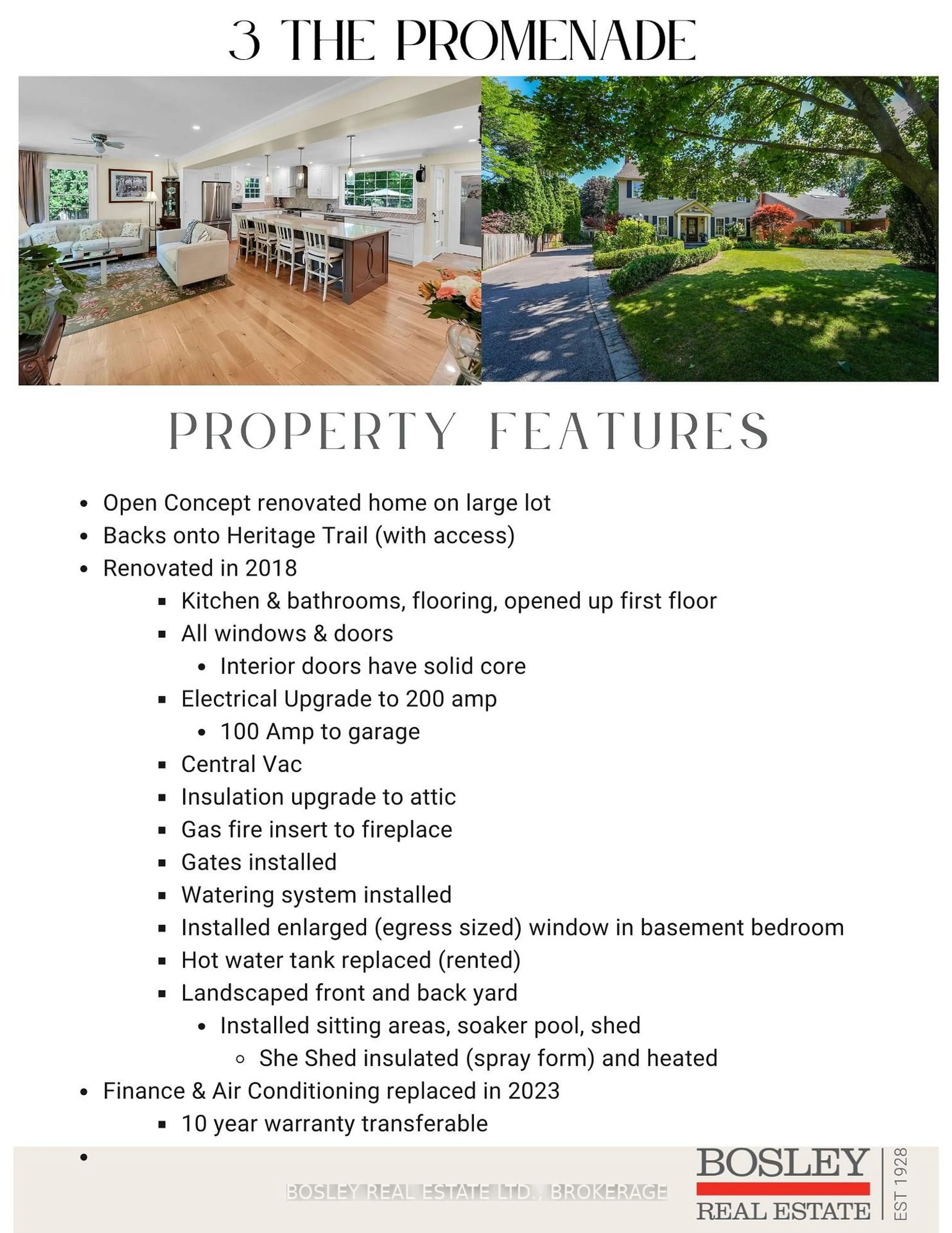 Home with vinyl exterior material, street for 3 The Promenade, Niagara-on-the-Lake Ontario L0S 1J0