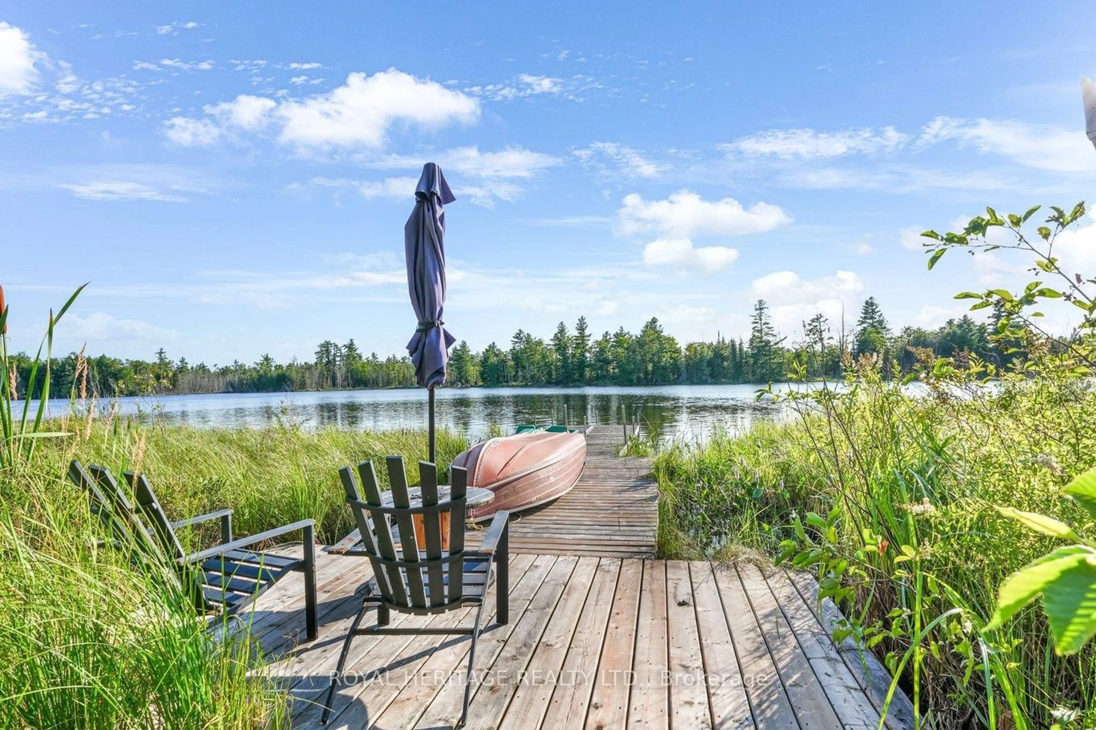 Patio, water/lake/river/ocean view for 72 Island View Dr, Hastings Ontario K0L 1W0