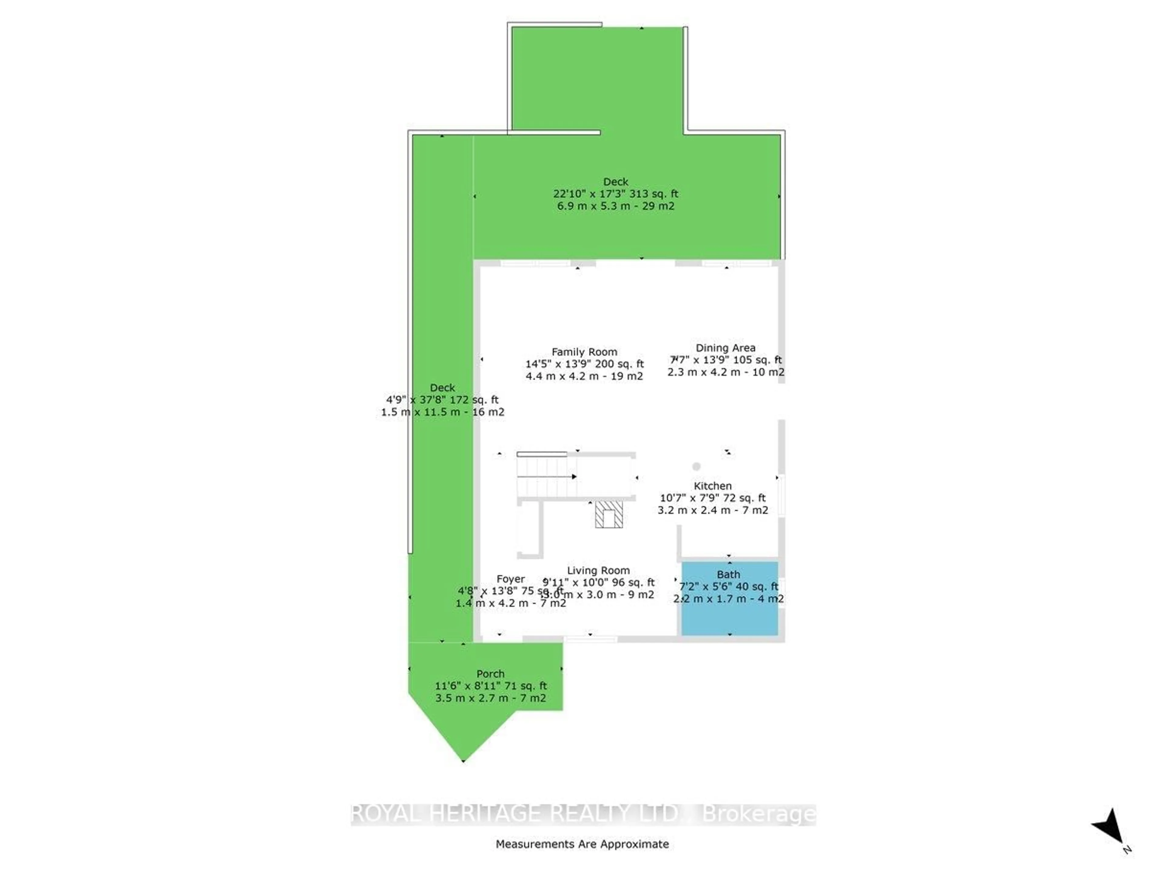 Floor plan for 72 Island View Dr, Hastings Ontario K0L 1W0