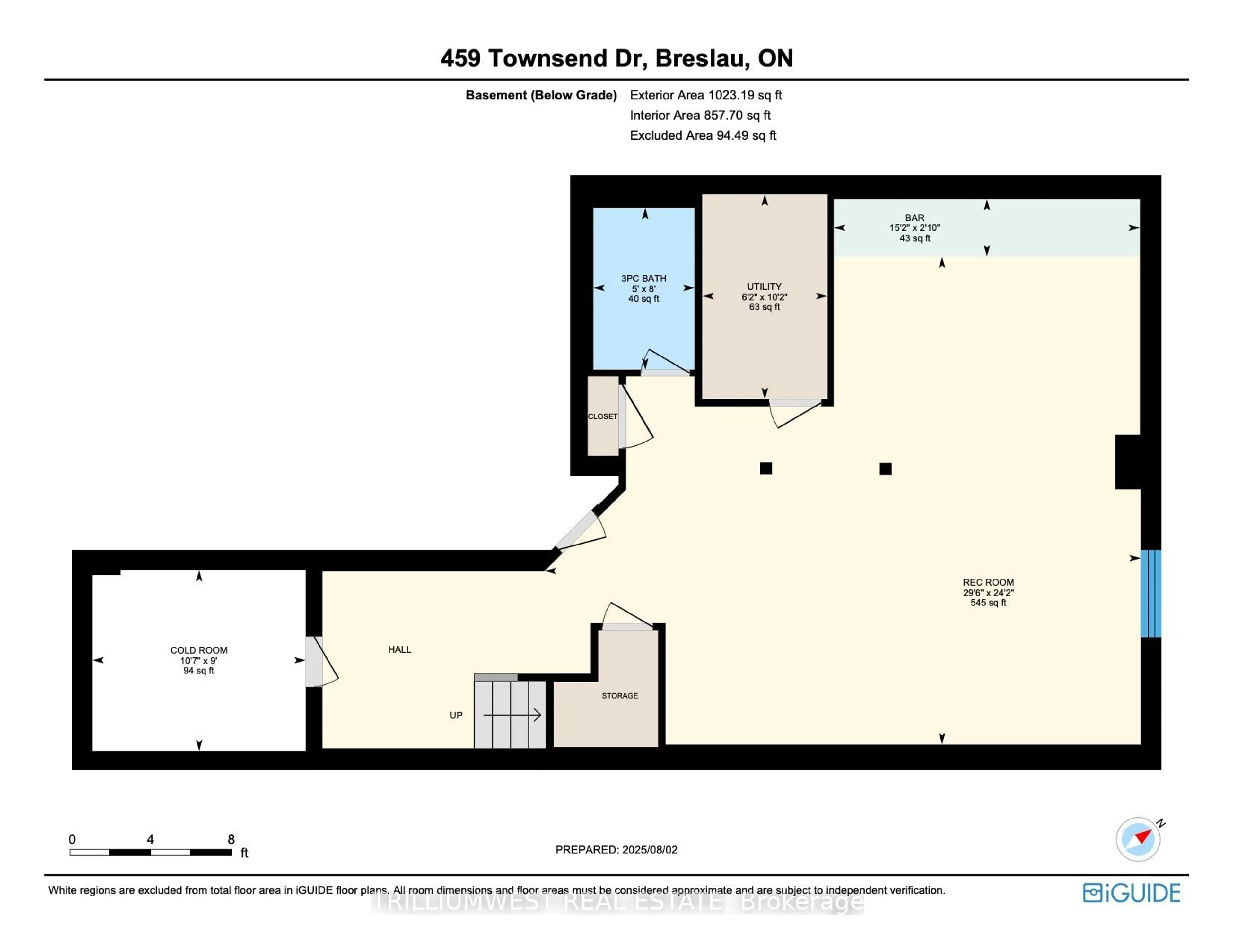 Floor plan for 459 Townsend Dr, Woolwich Ontario N0B 1M0