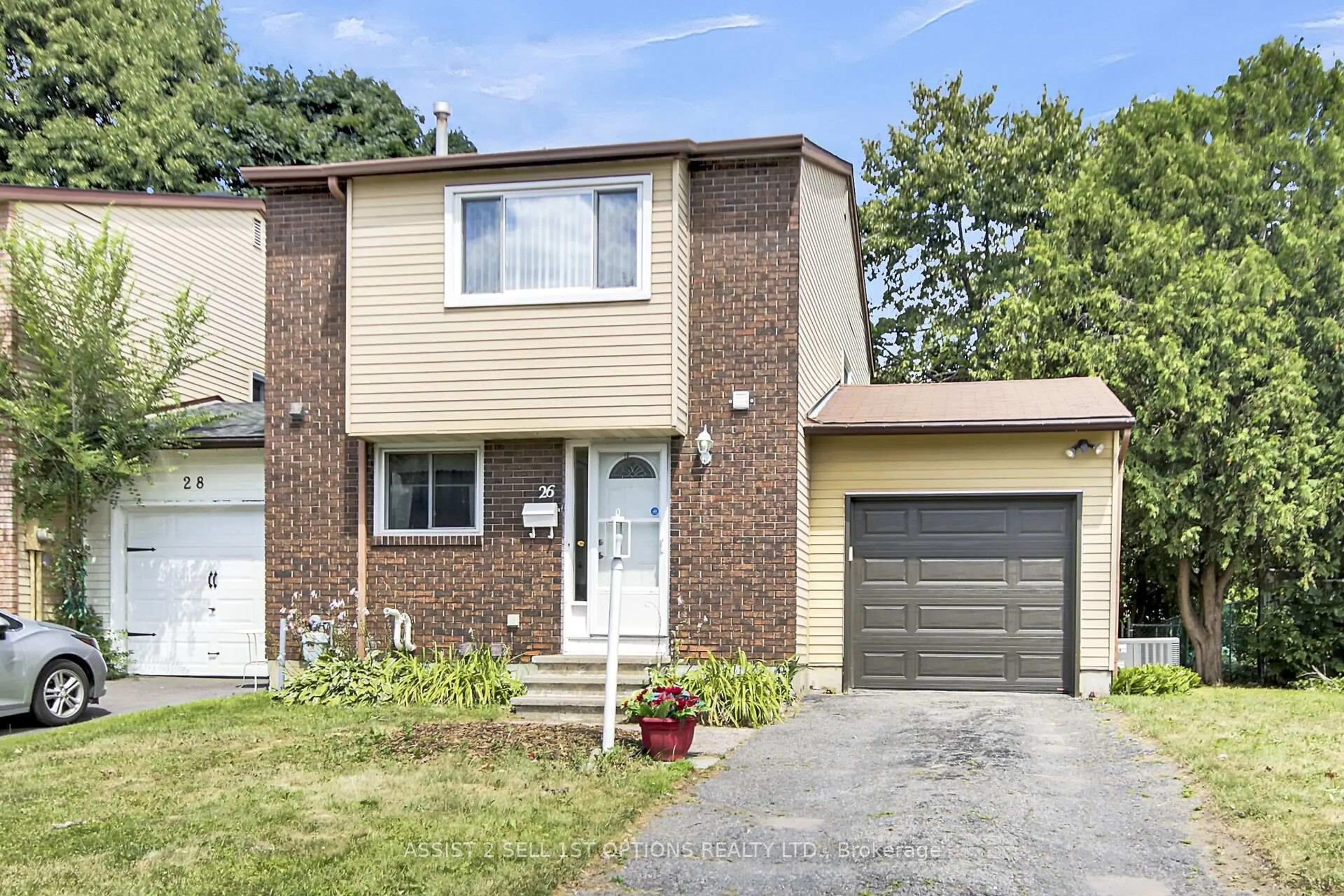 Home with brick exterior material, street for 26 Berkshire Way, Barrhaven Ontario K2J 2B2