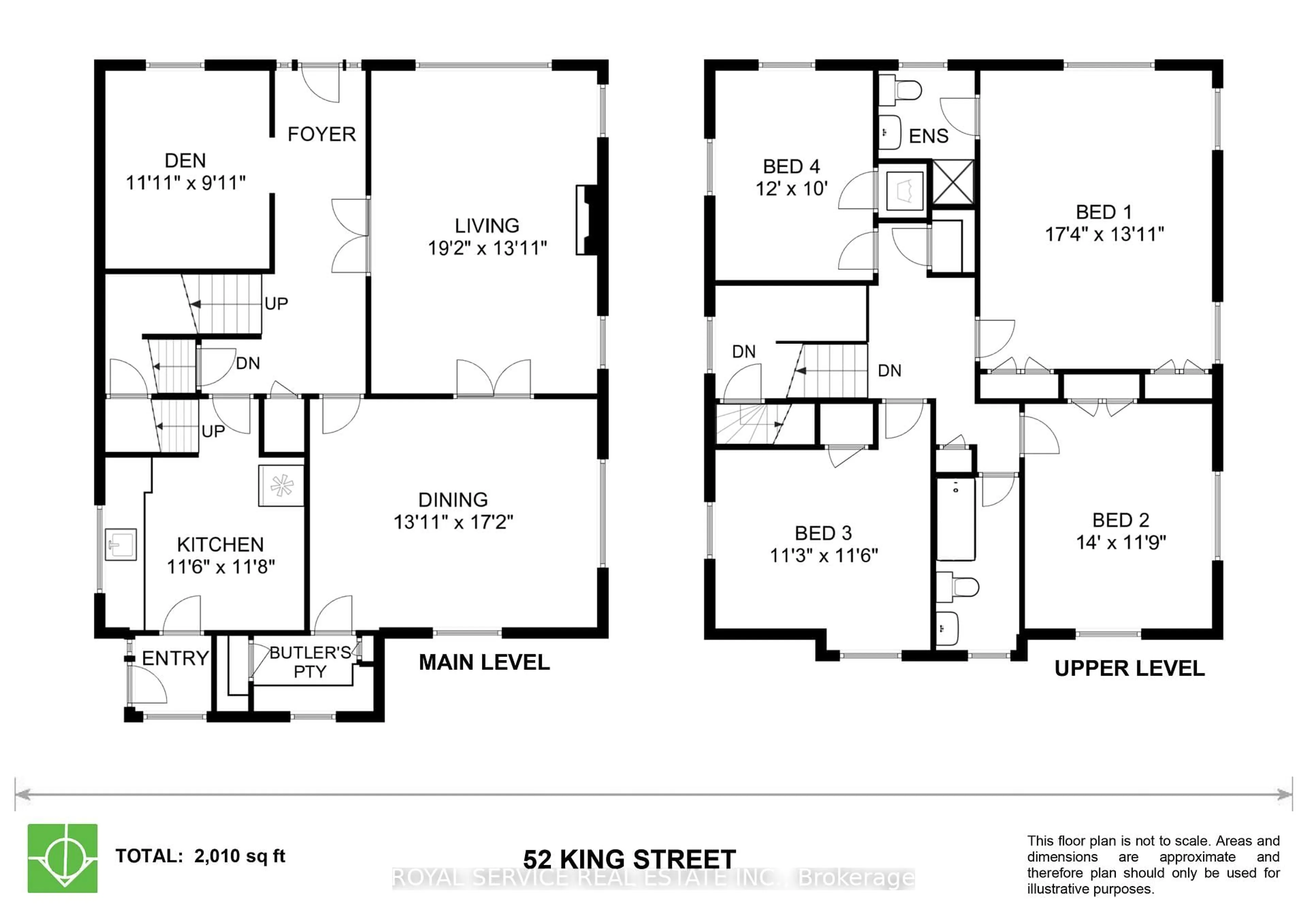 Floor plan for 52 King St, Port Hope Ontario L1A 2R5