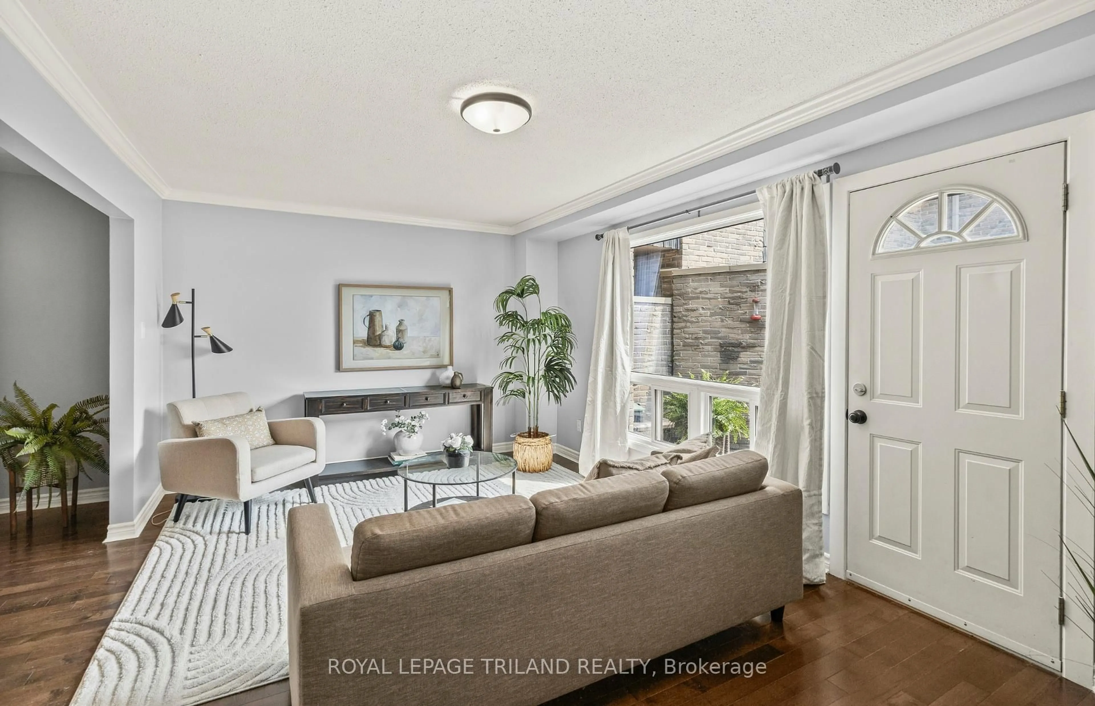 Living room with furniture, unknown for 474 Southdale Rd #28, London South Ontario N6E 1A4