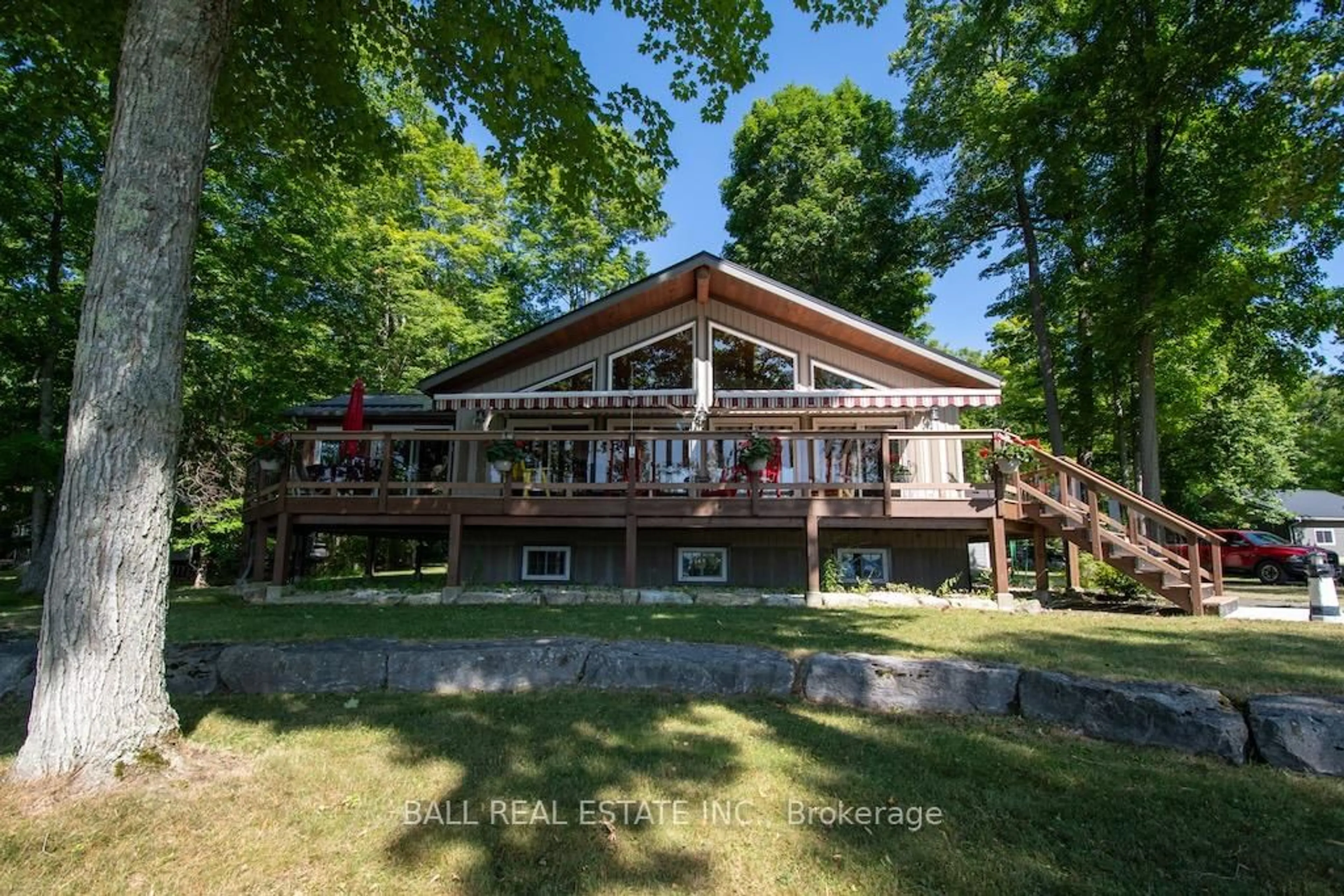 A pic from outside/outdoor area/front of a property/back of a property/a pic from drone, water/lake/river/ocean view for 919 Cook Rd, Limoges Ontario K0K 2M0