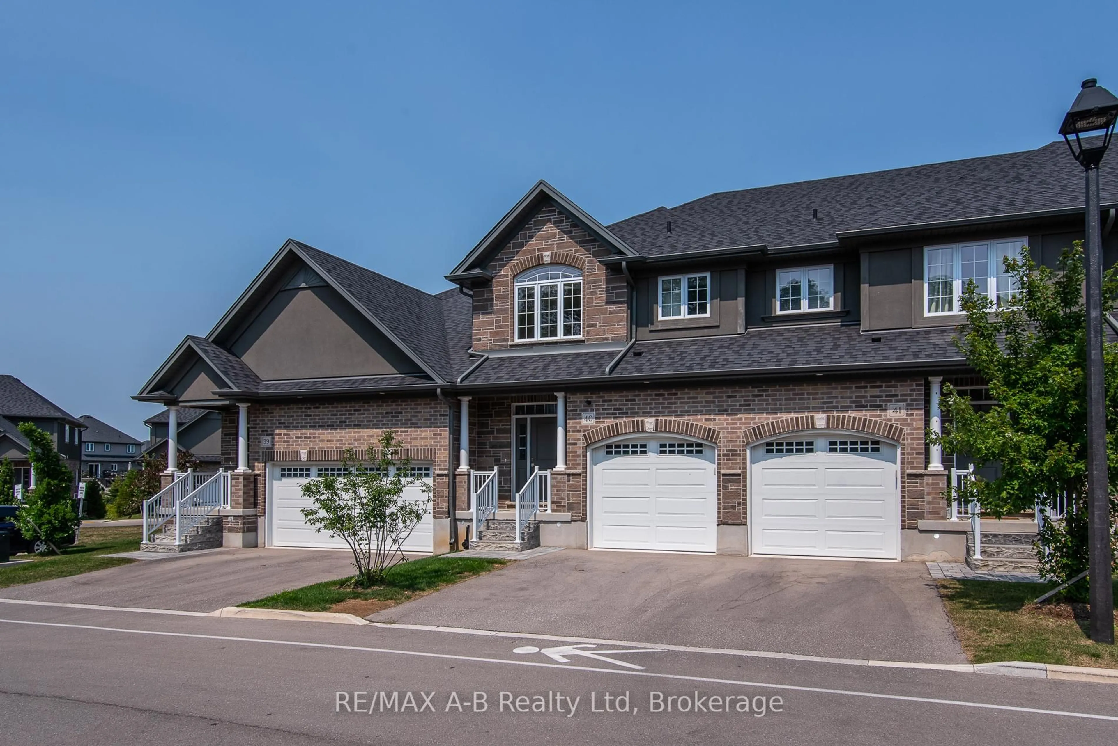 Home with brick exterior material, street for 350 O'Loane Ave #40, Stratford Ontario N5A 0J2