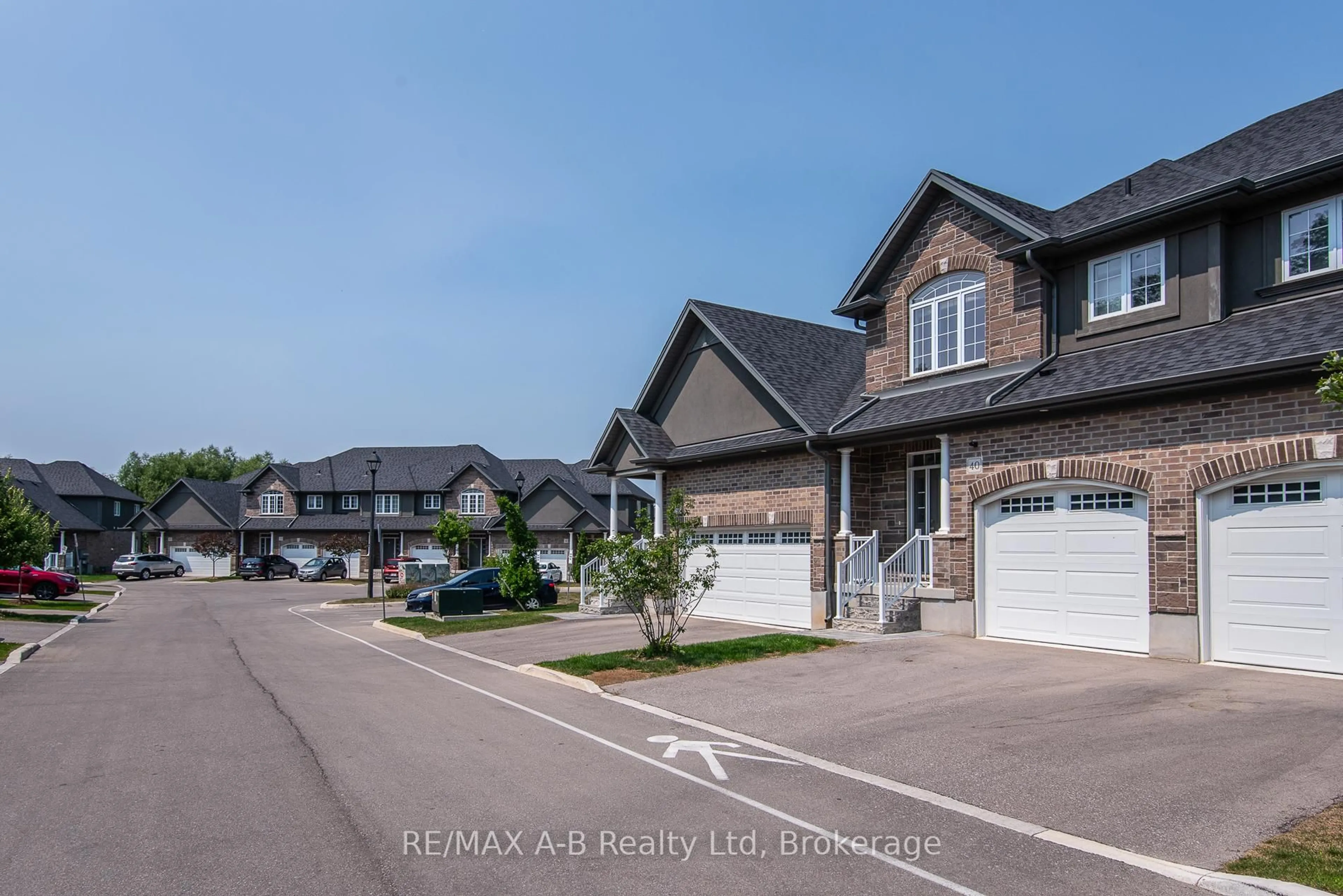 A pic from outside/outdoor area/front of a property/back of a property/a pic from drone, street for 350 O'Loane Ave #40, Stratford Ontario N5A 0J2