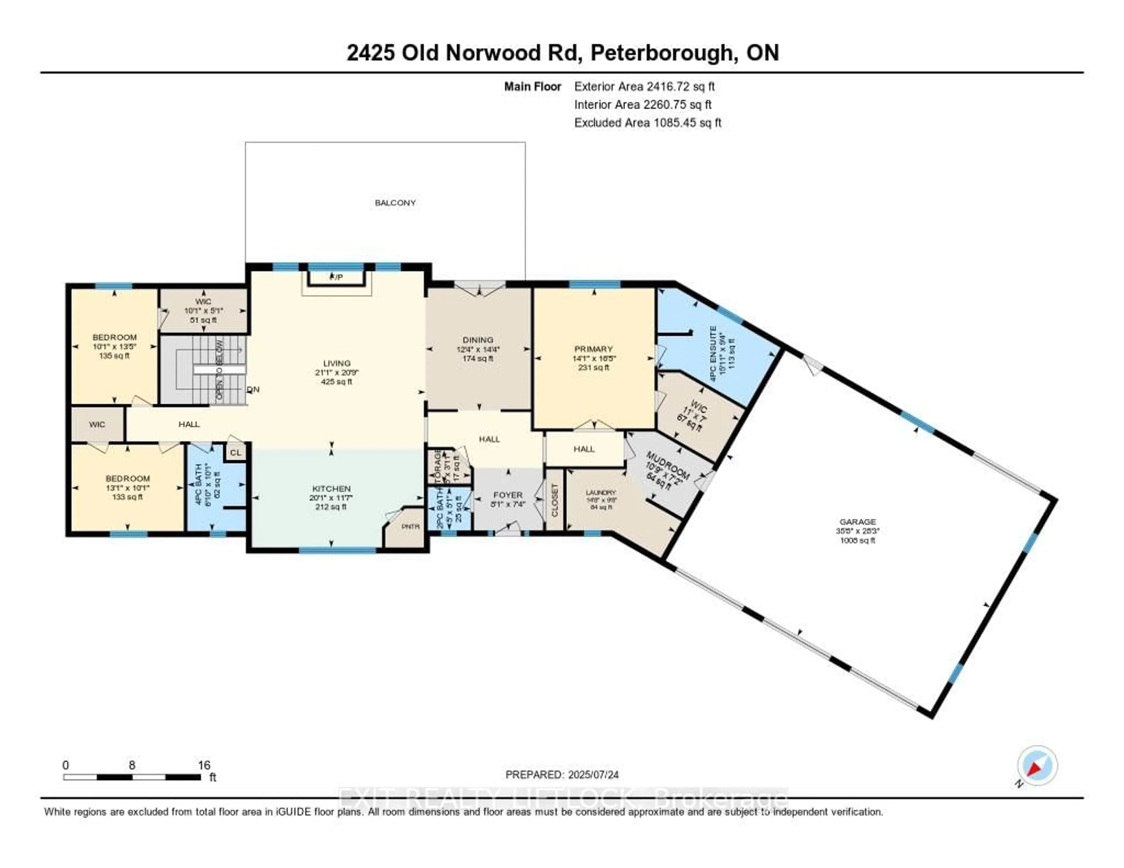Floor plan for 2425 Old Norwood Rd, Otonabee-South Monaghan Ontario K9J 0G6