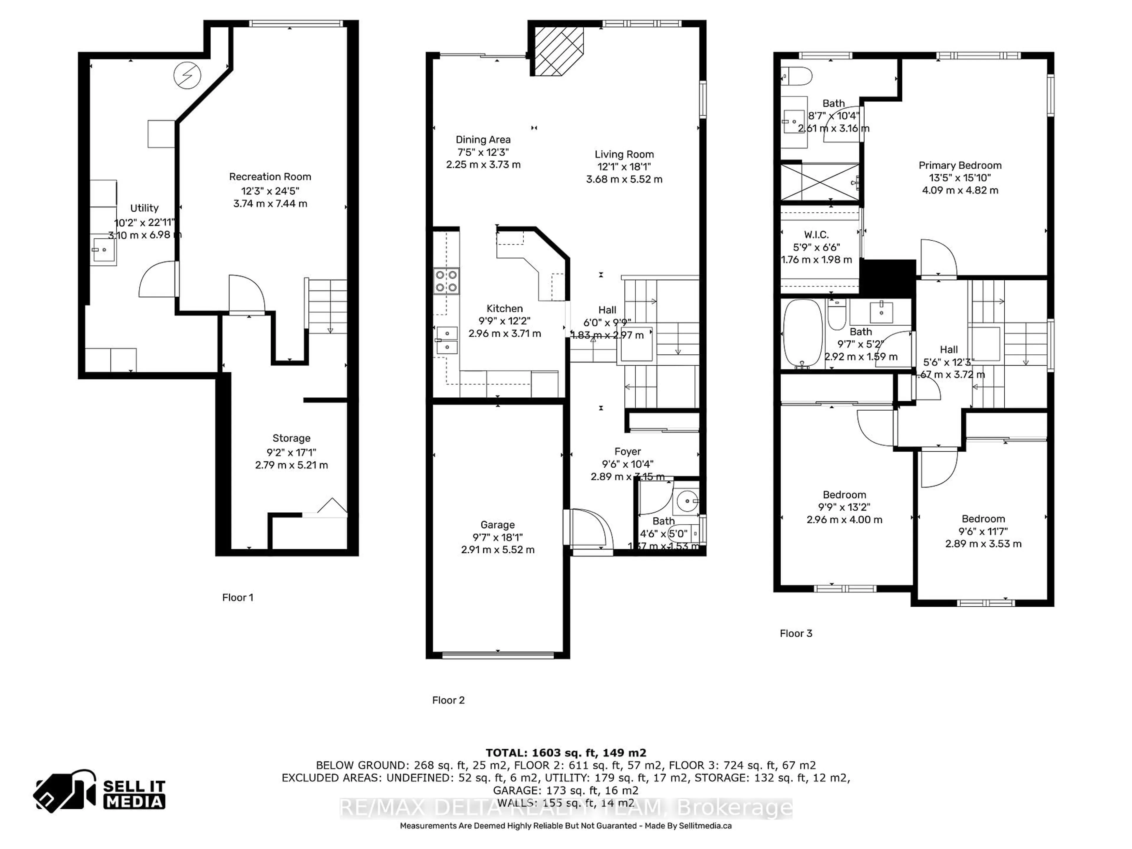 Floor plan for 6320 Sablewood Pl, Ottawa Ontario K1C 7M6