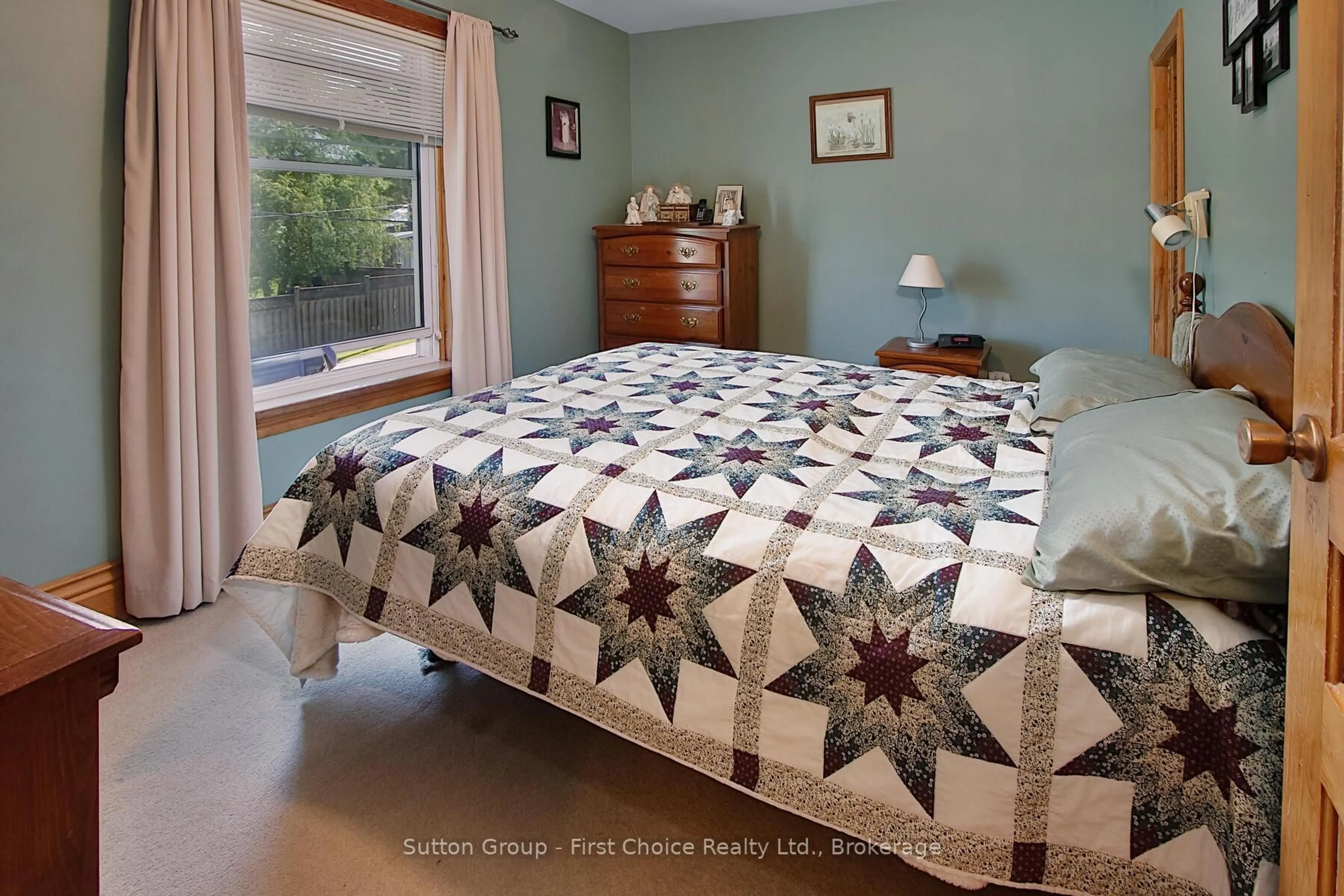 Bedroom with bed, ceramic/tile floor for 3 Pugh St, Perth East Ontario N0K 1M0