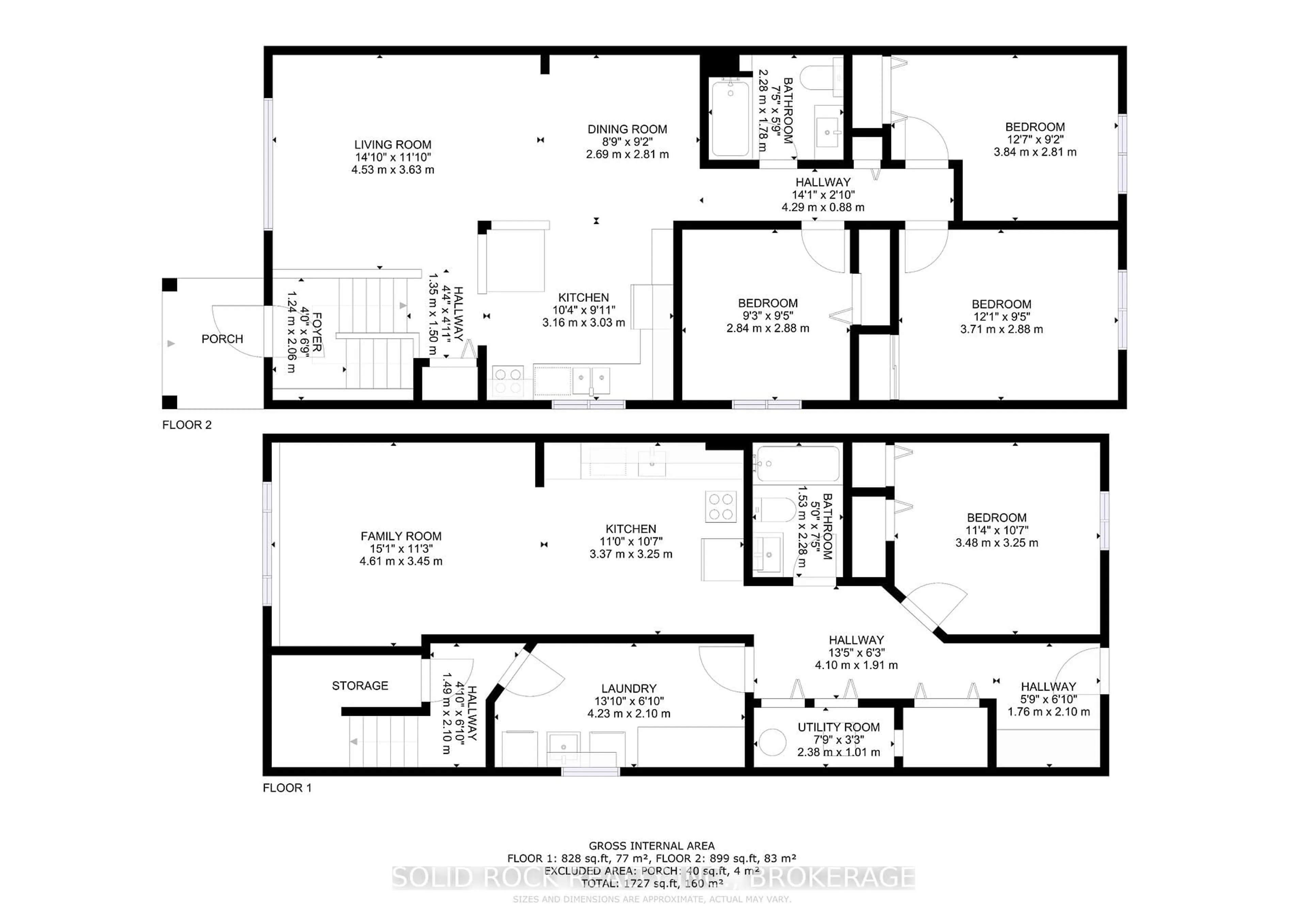 Floor plan for 760 Grouse Cres, Kingston Ontario K7P 1A2