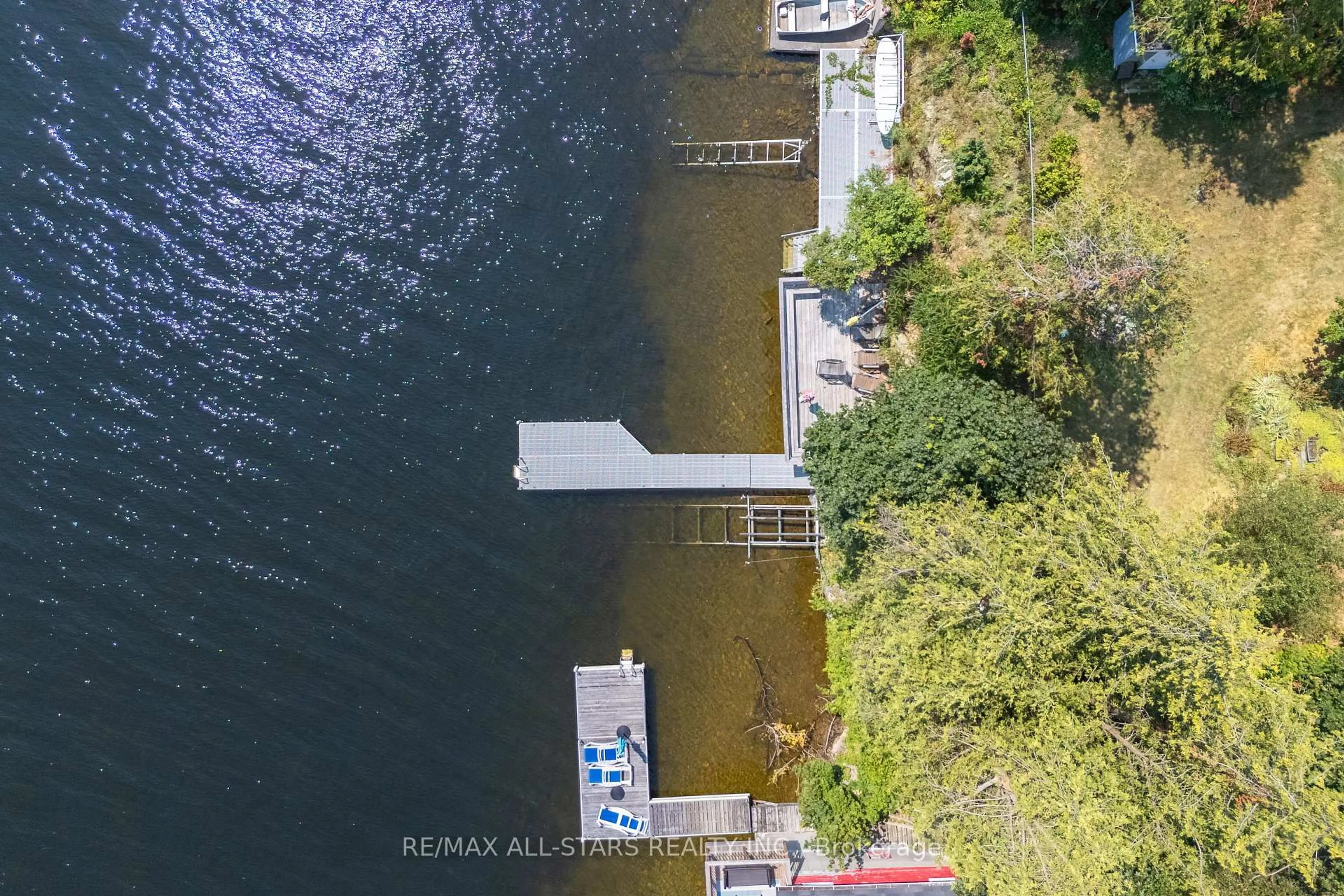 A pic from outside/outdoor area/front of a property/back of a property/a pic from drone, water/lake/river/ocean view for 9 Briar St, Kawartha Lakes Ontario K0M 1G0
