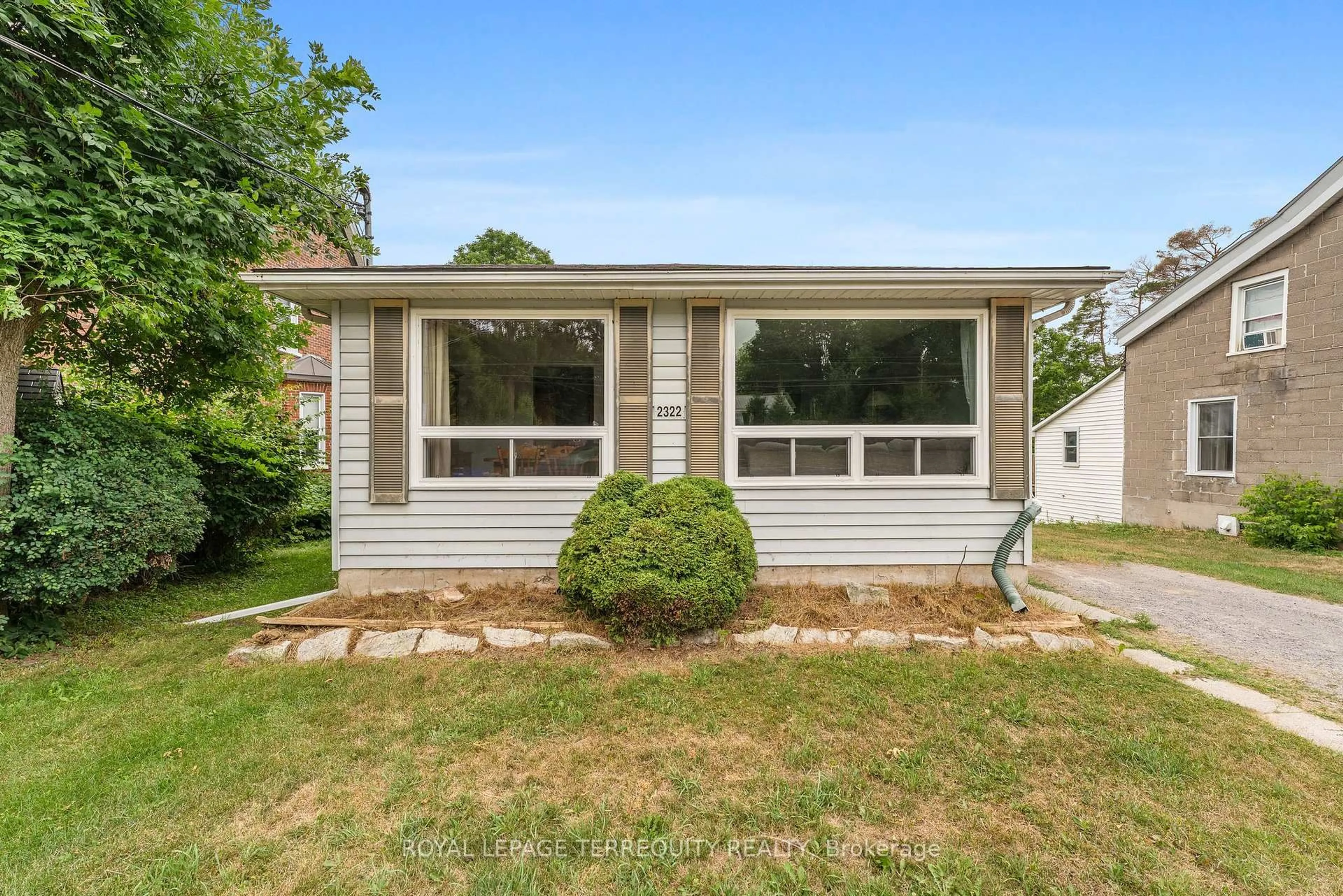 Home with vinyl exterior material, street for 2322 County Road 45 Rd, Asphodel-Norwood Ontario K0L 2V0