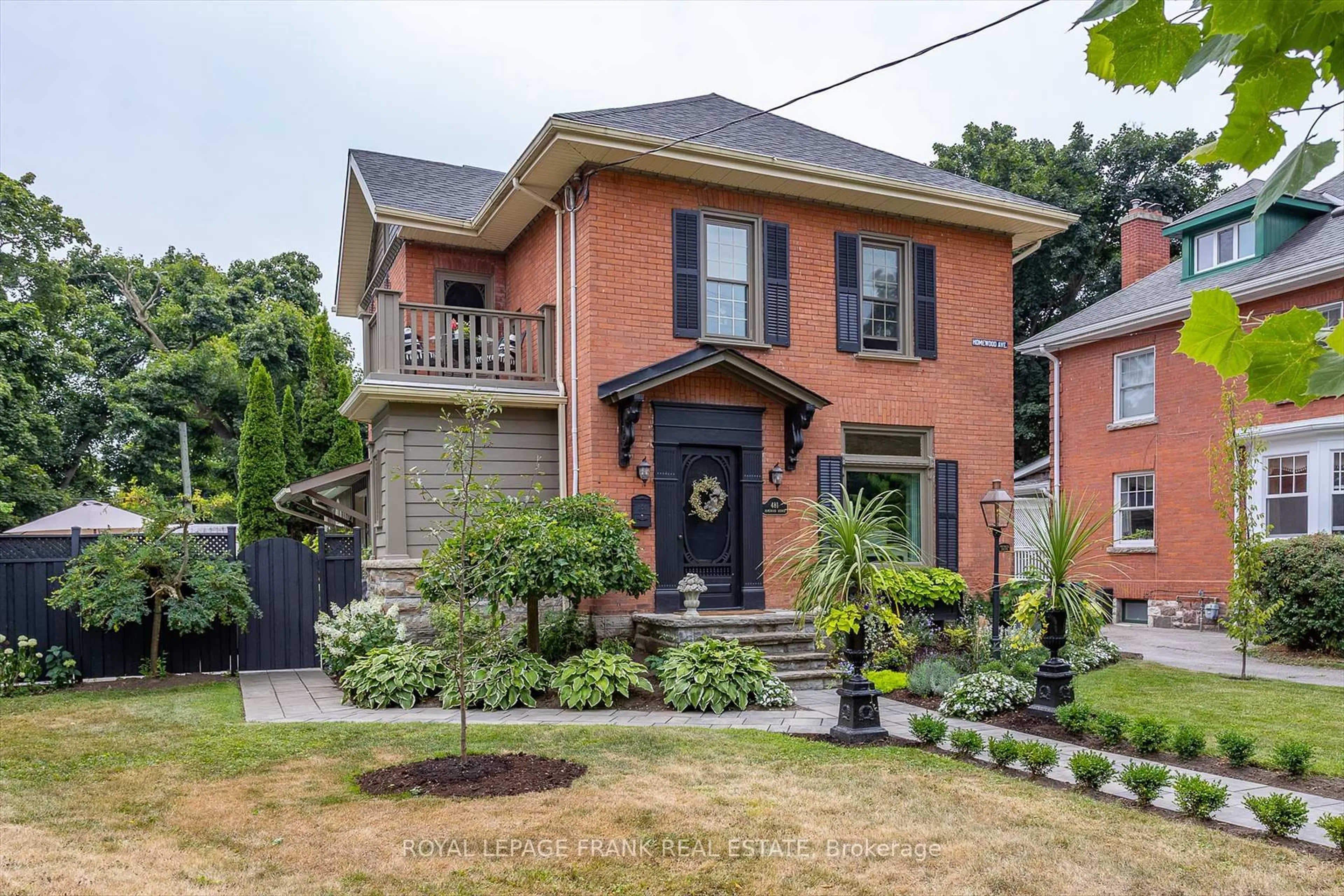 Home with brick exterior material, street for 481 Homewood Ave, Peterborough Central Ontario K9H 2N2