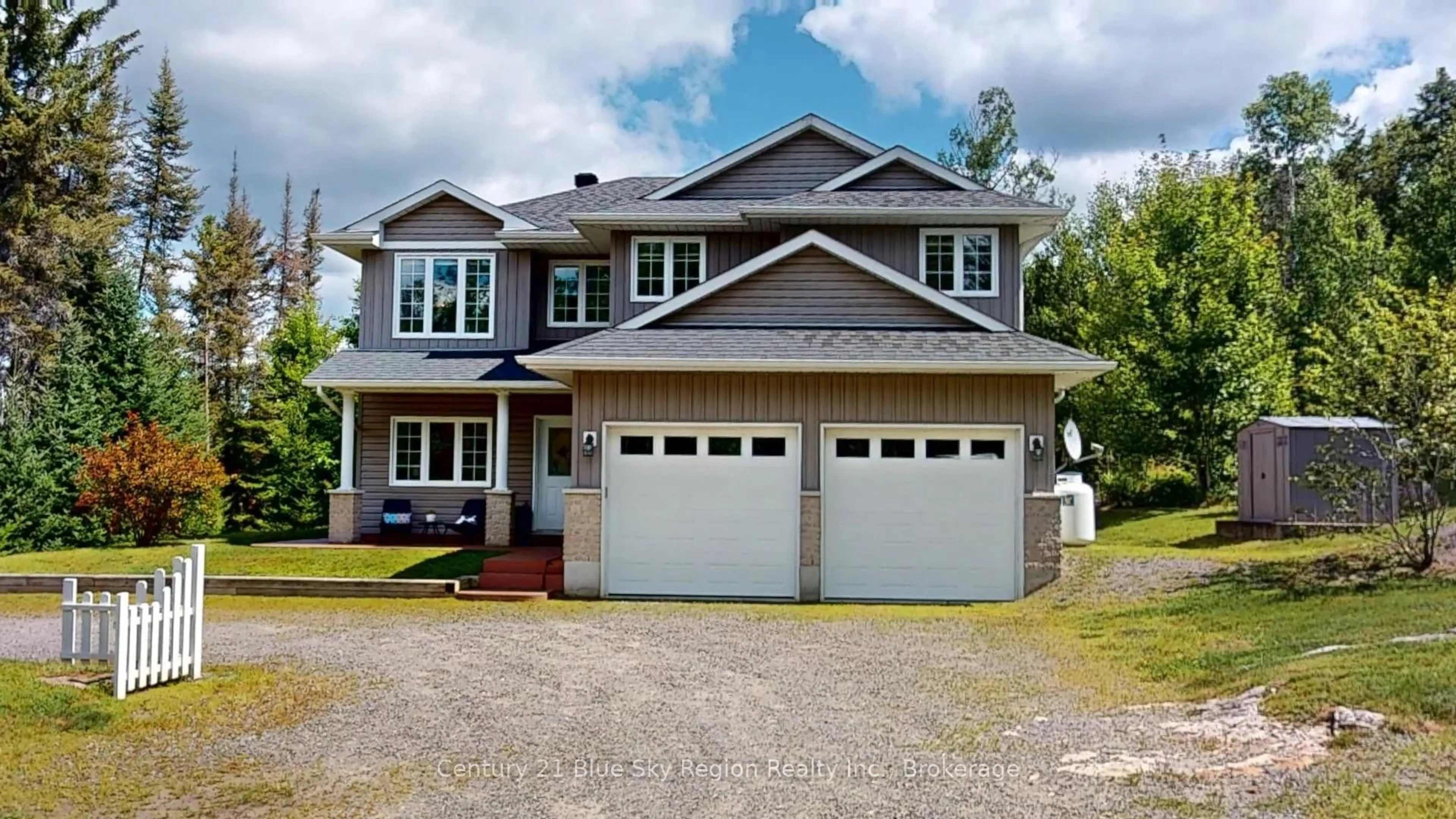 Home with vinyl exterior material, street for 1355 Highway 94, East Ferris Ontario P0H 1K0