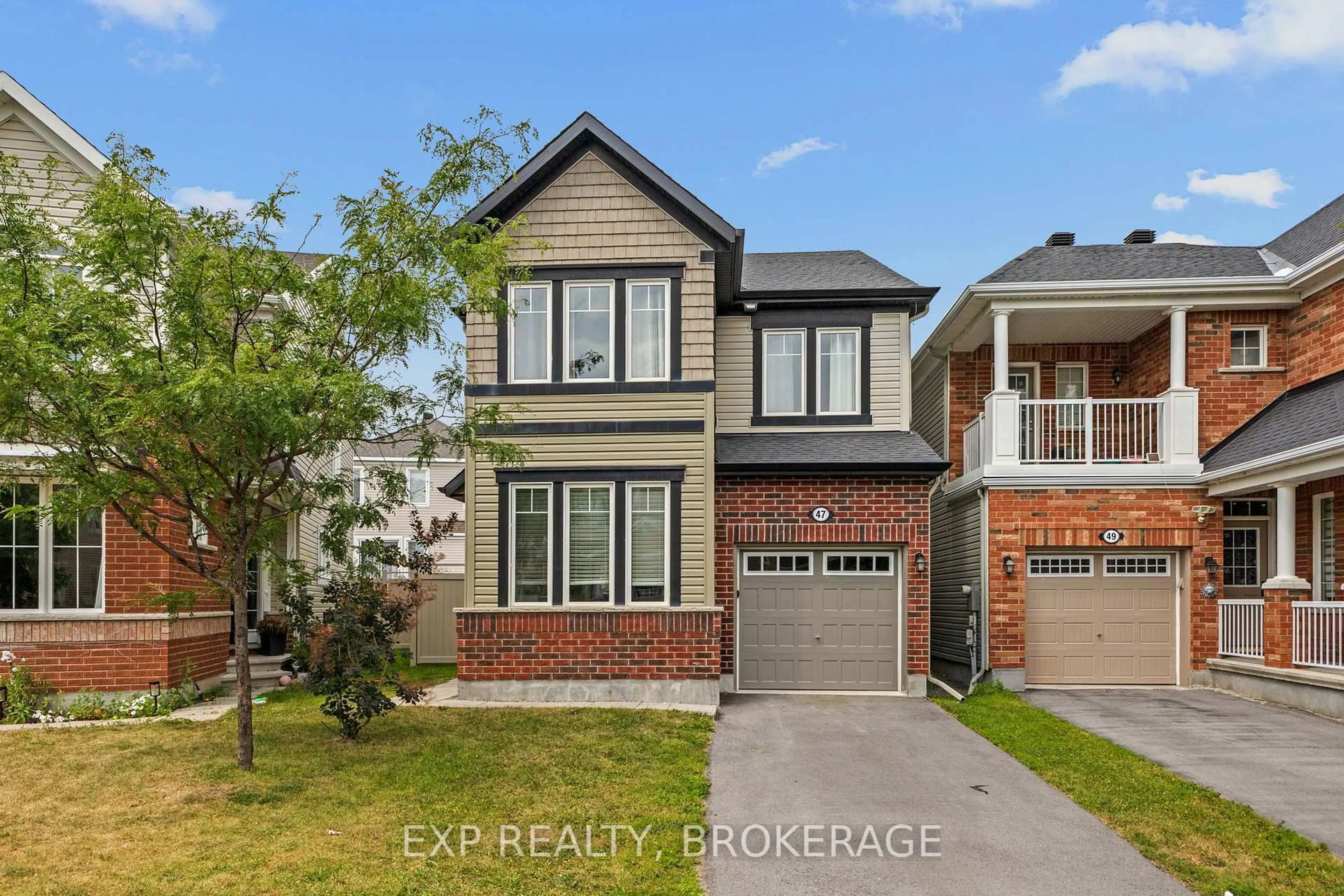 Home with brick exterior material, street for 47 Solaris Dr, Ottawa Ontario K2M 2X4